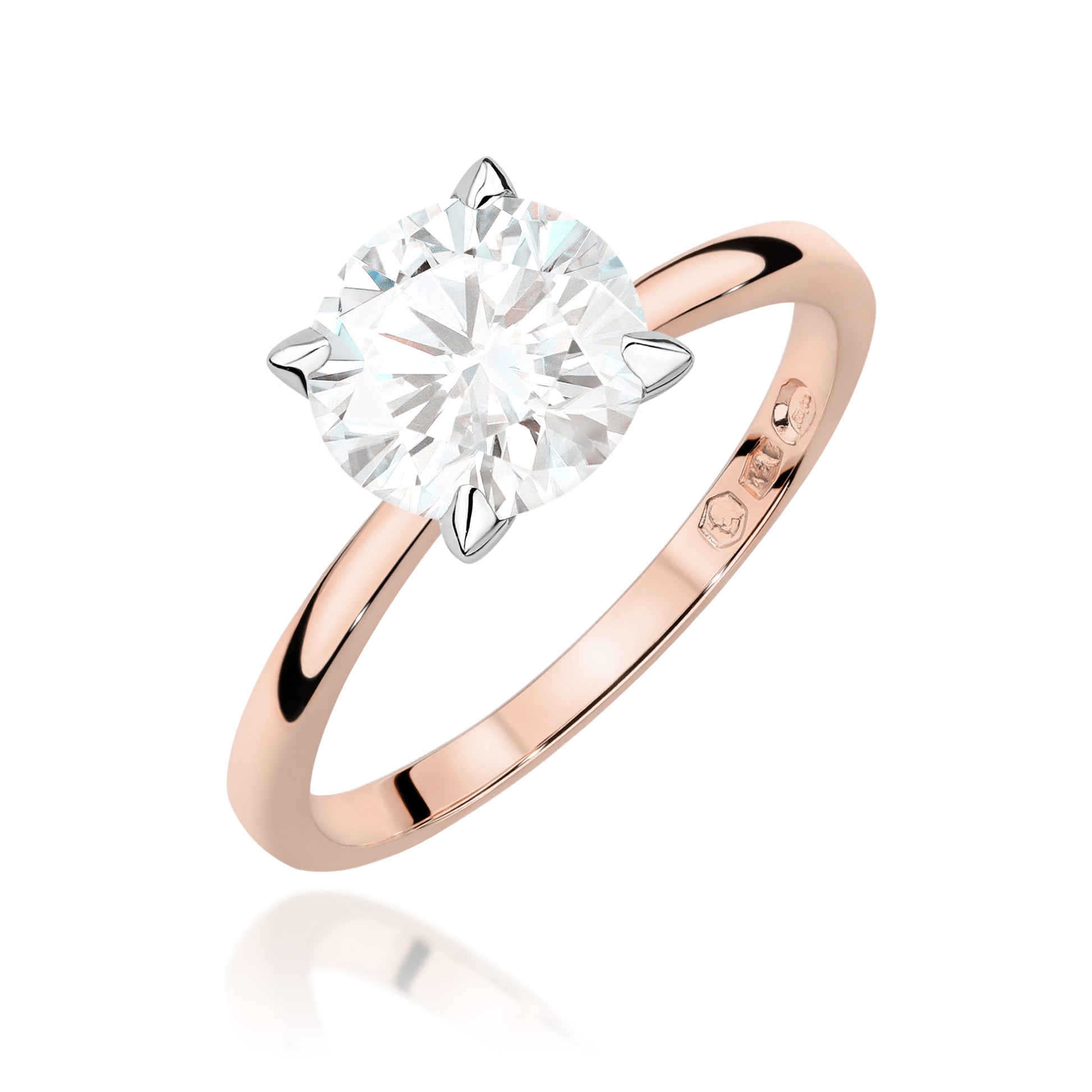 Inel Aur 14K cu Diamant de Laborator 2.00 ct