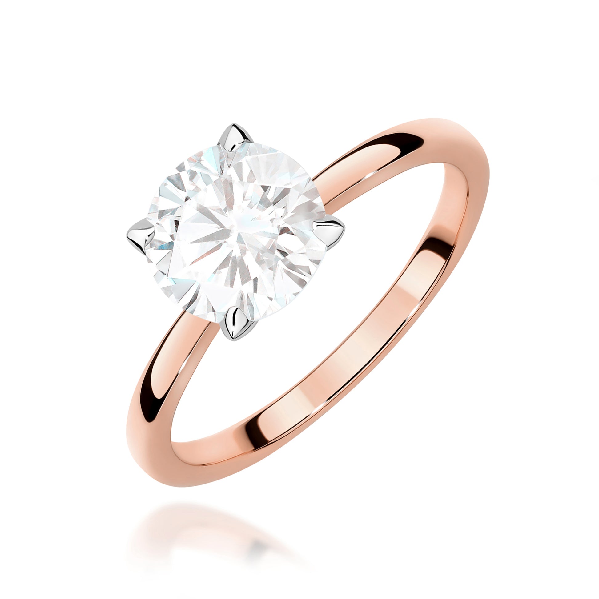 Inel Aur 14K cu Diamant de Laborator 1.50 ct