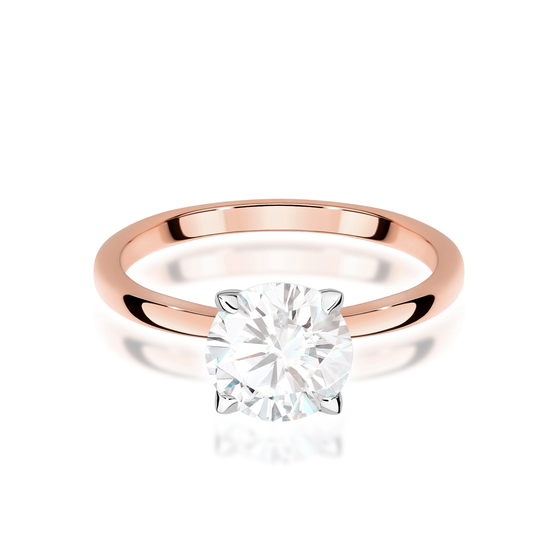 Inel Aur 14K cu Diamant de Laborator 1.50 ct