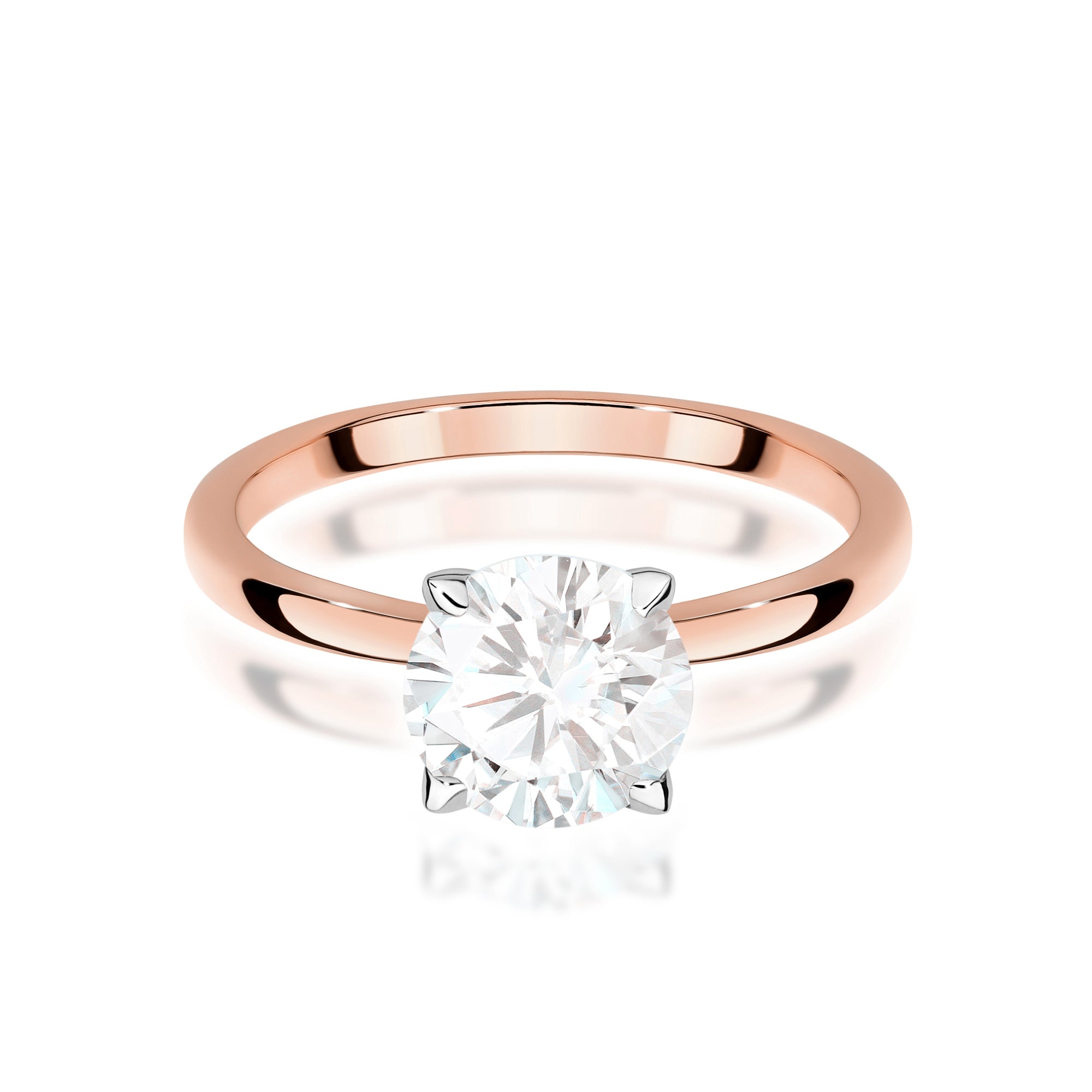 Inel Aur 14K cu Diamant de Laborator 1.50 ct