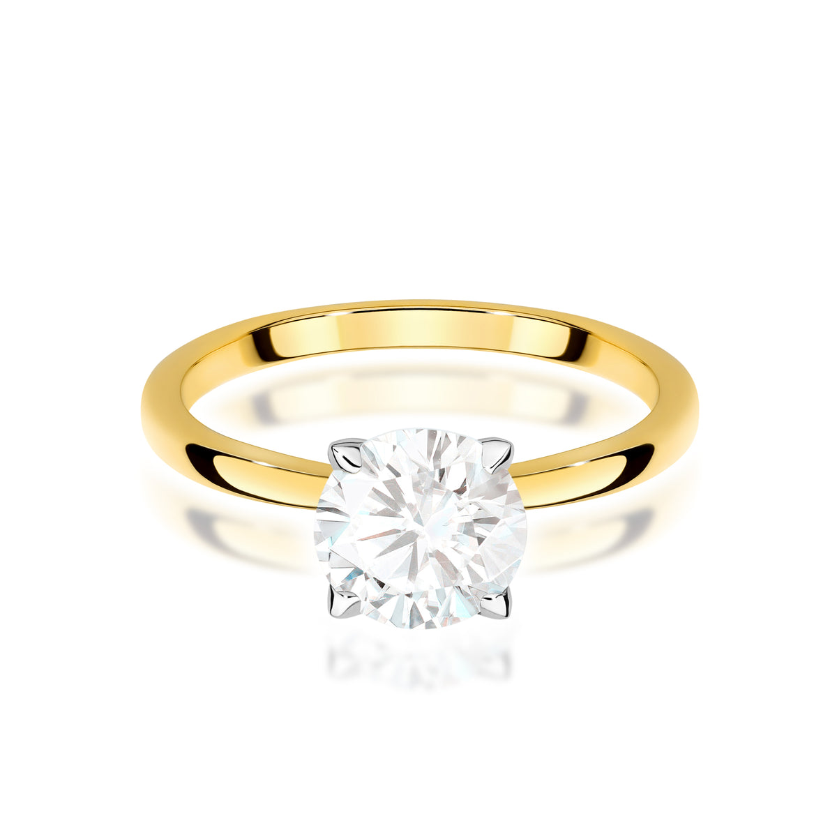 Inel Aur 14K cu Diamant Natural 1.00 ct