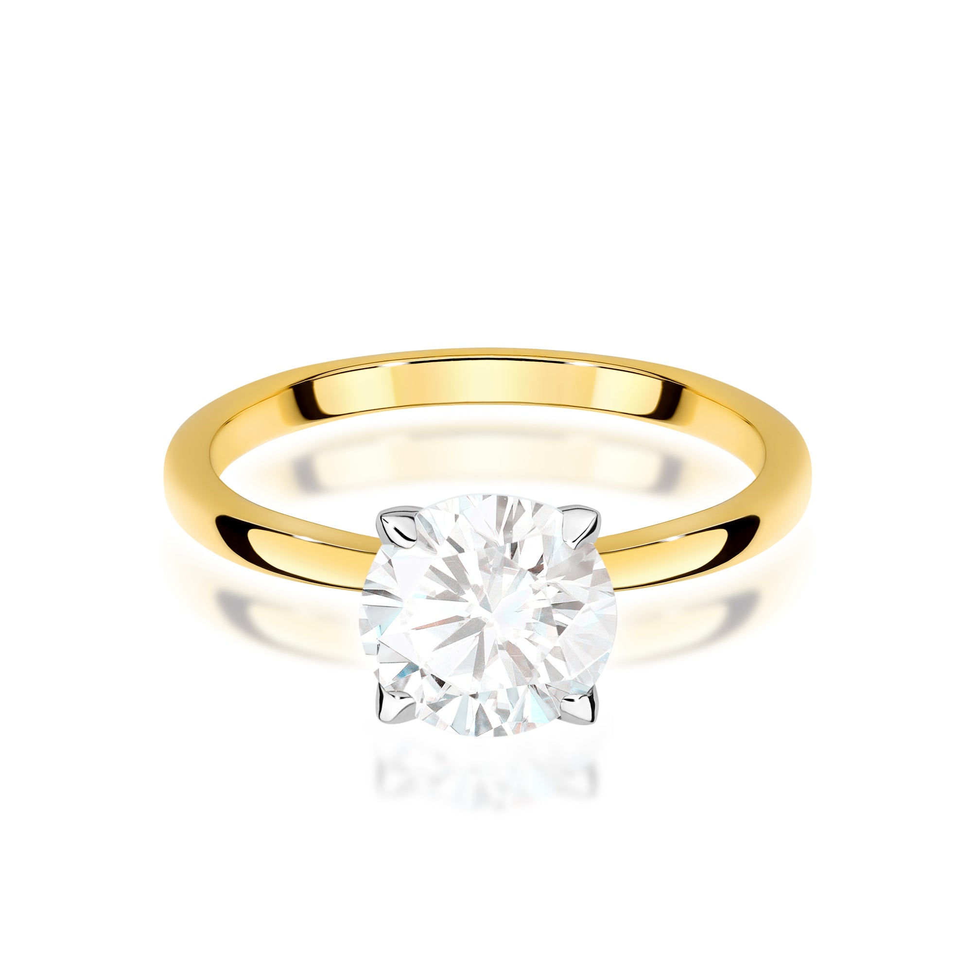 Inel Aur 9K cu Diamant de Laborator 1.50 ct