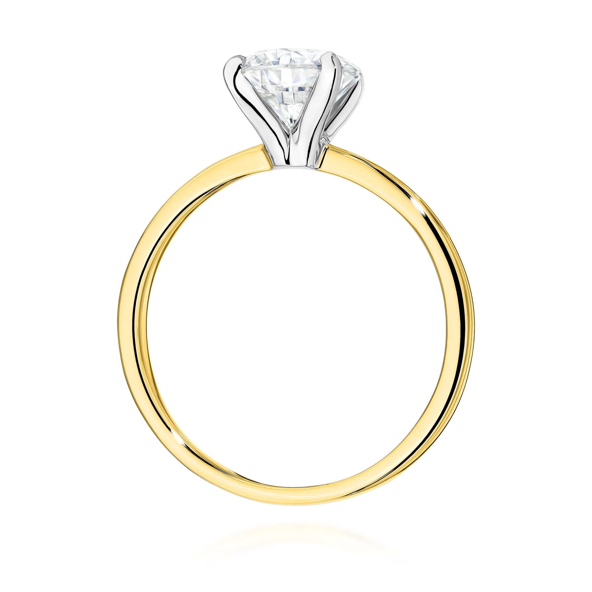 Inel Aur 9K cu Diamant de Laborator 1.50 ct