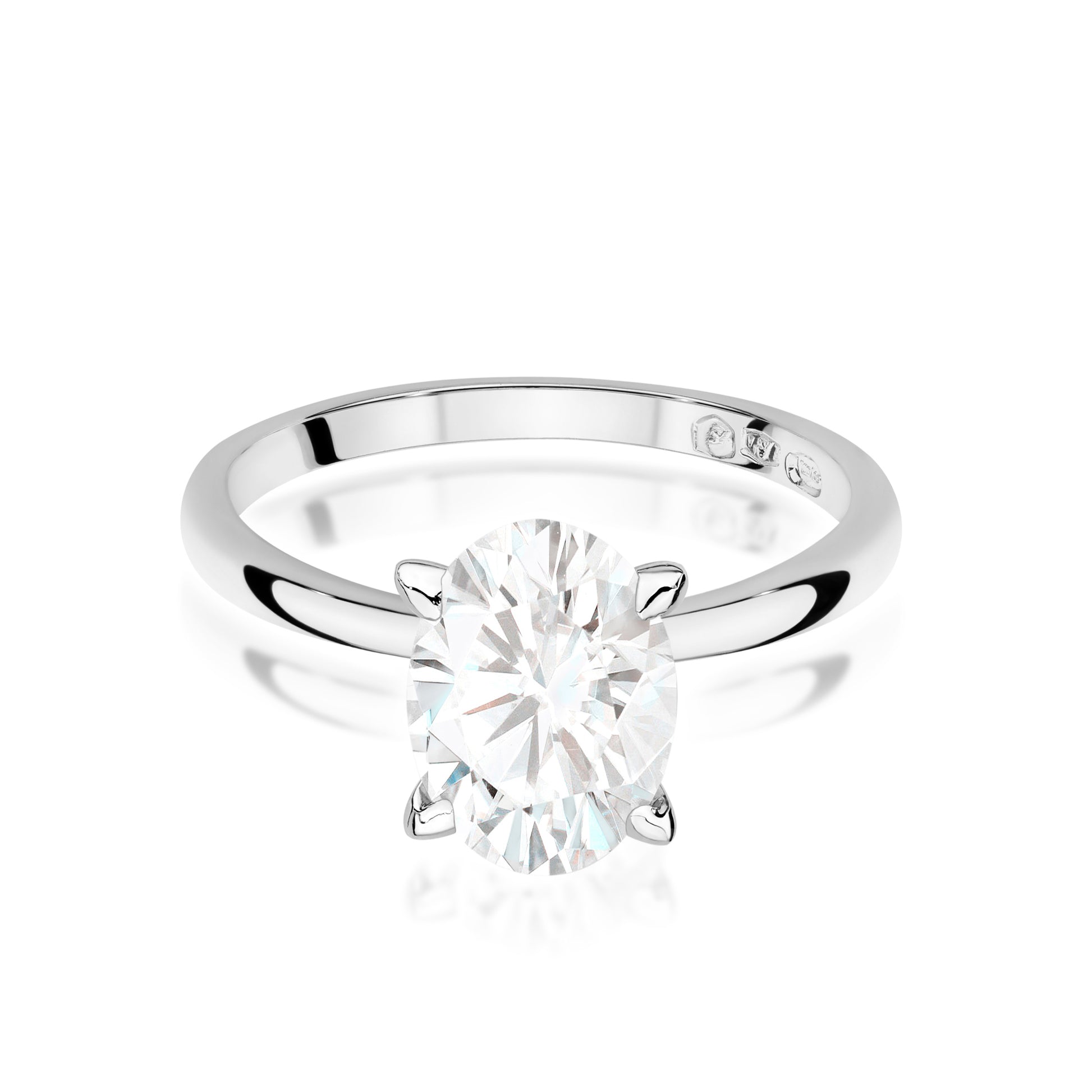 Inel Aur 14K cu Diamant de Laborator 1.50 ct