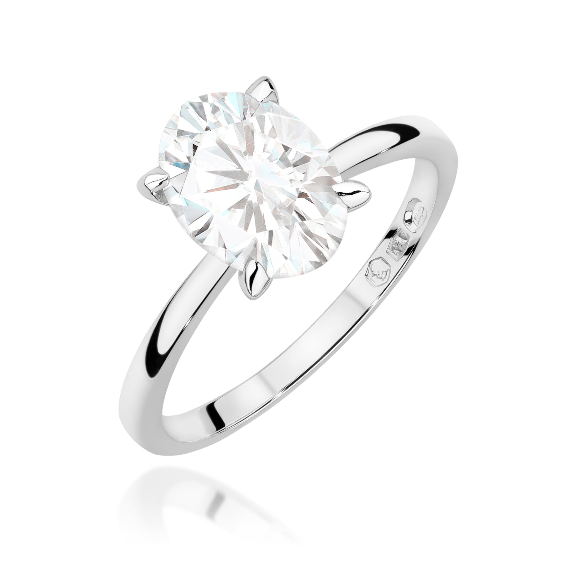 Inel Aur 9K cu Diamant de Laborator 1.50 ct