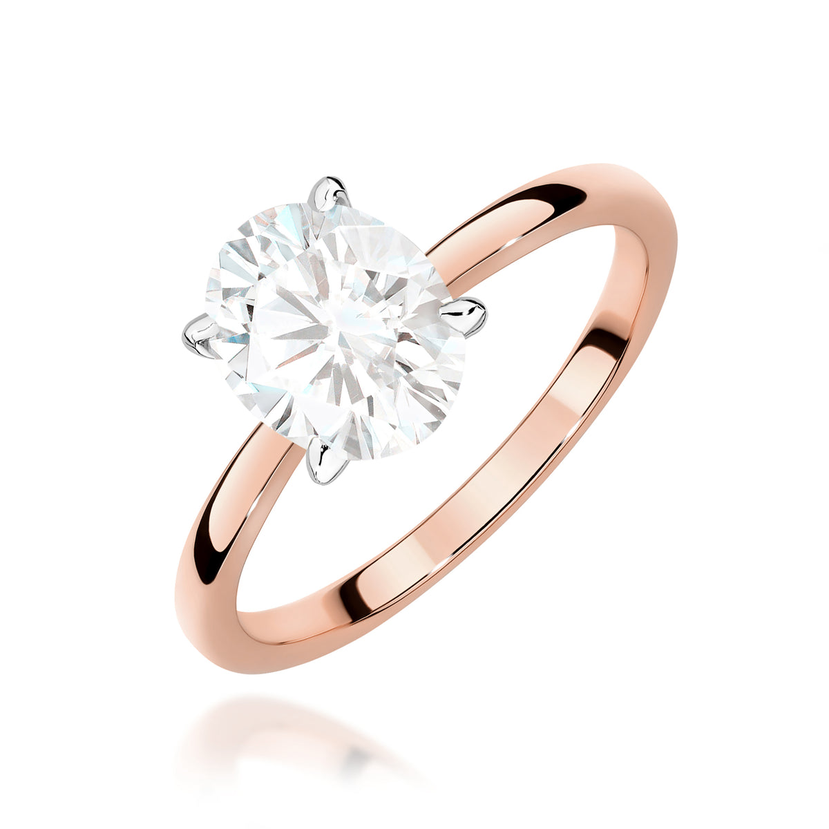Inel Aur 14K cu Diamant Natural 1.00 ct