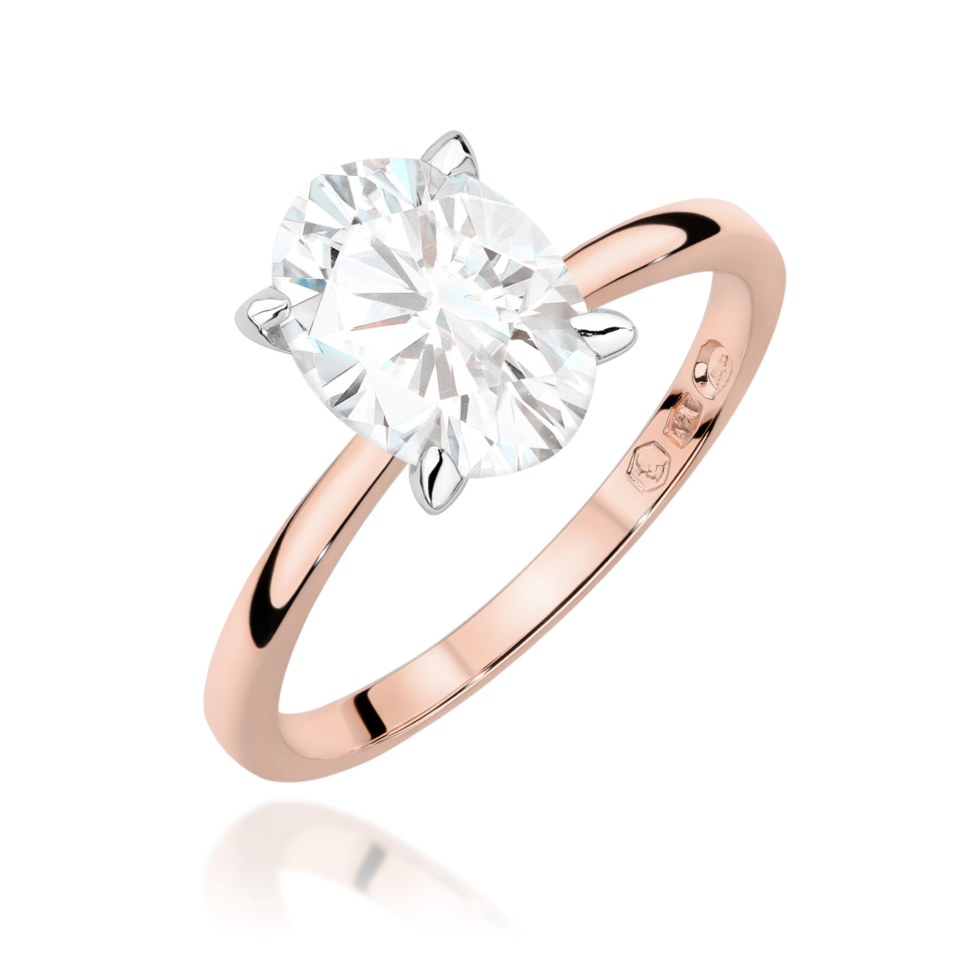 Inel Aur 14K cu Diamant de Laborator 1.50 ct