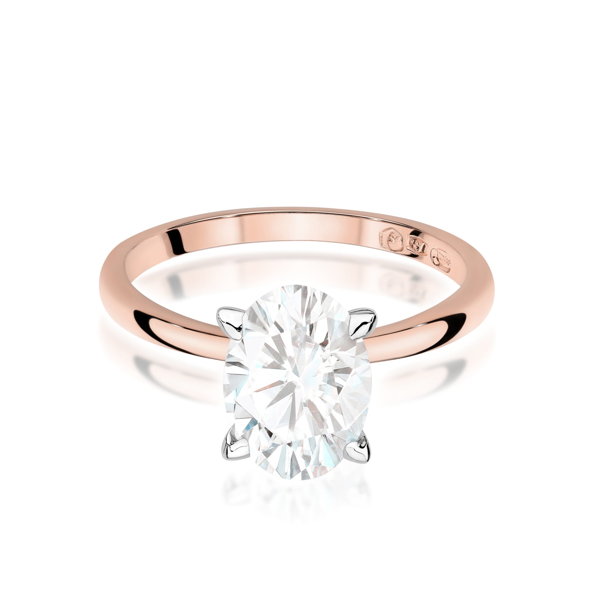 Inel Aur 14K cu Diamant de Laborator 1.50 ct