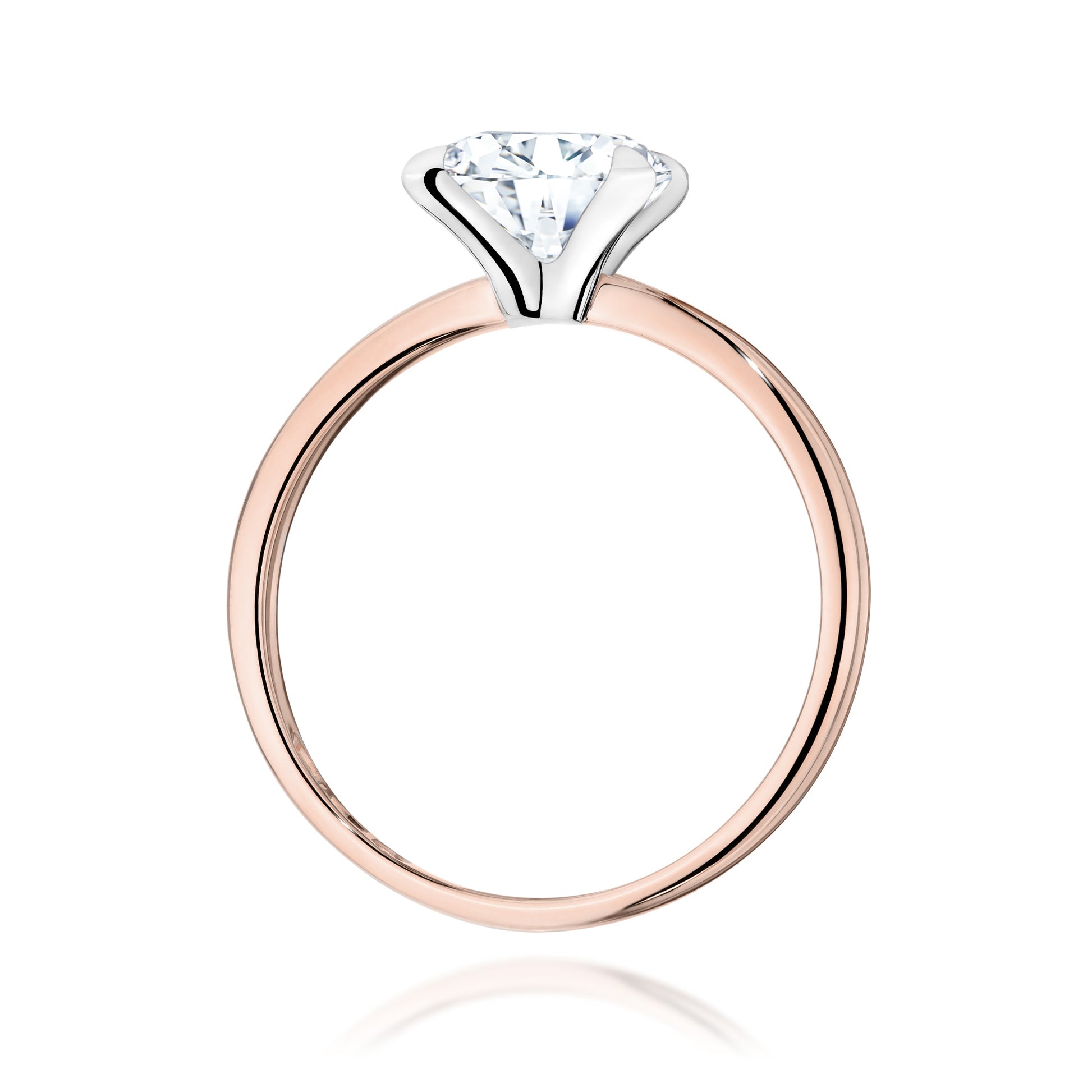 Inel Aur 14K cu Diamant de Laborator 1.50 ct