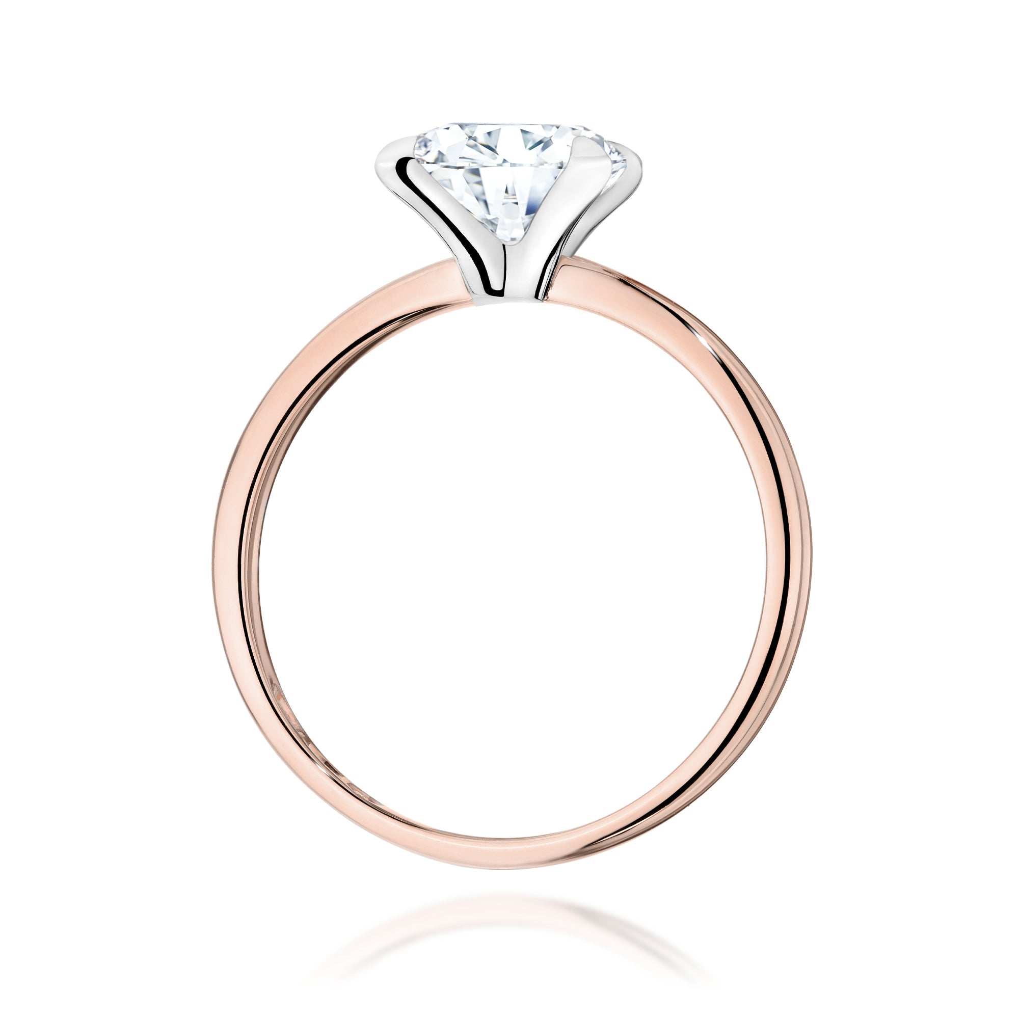 Inel Aur 14K cu Diamant de Laborator 1.50 ct