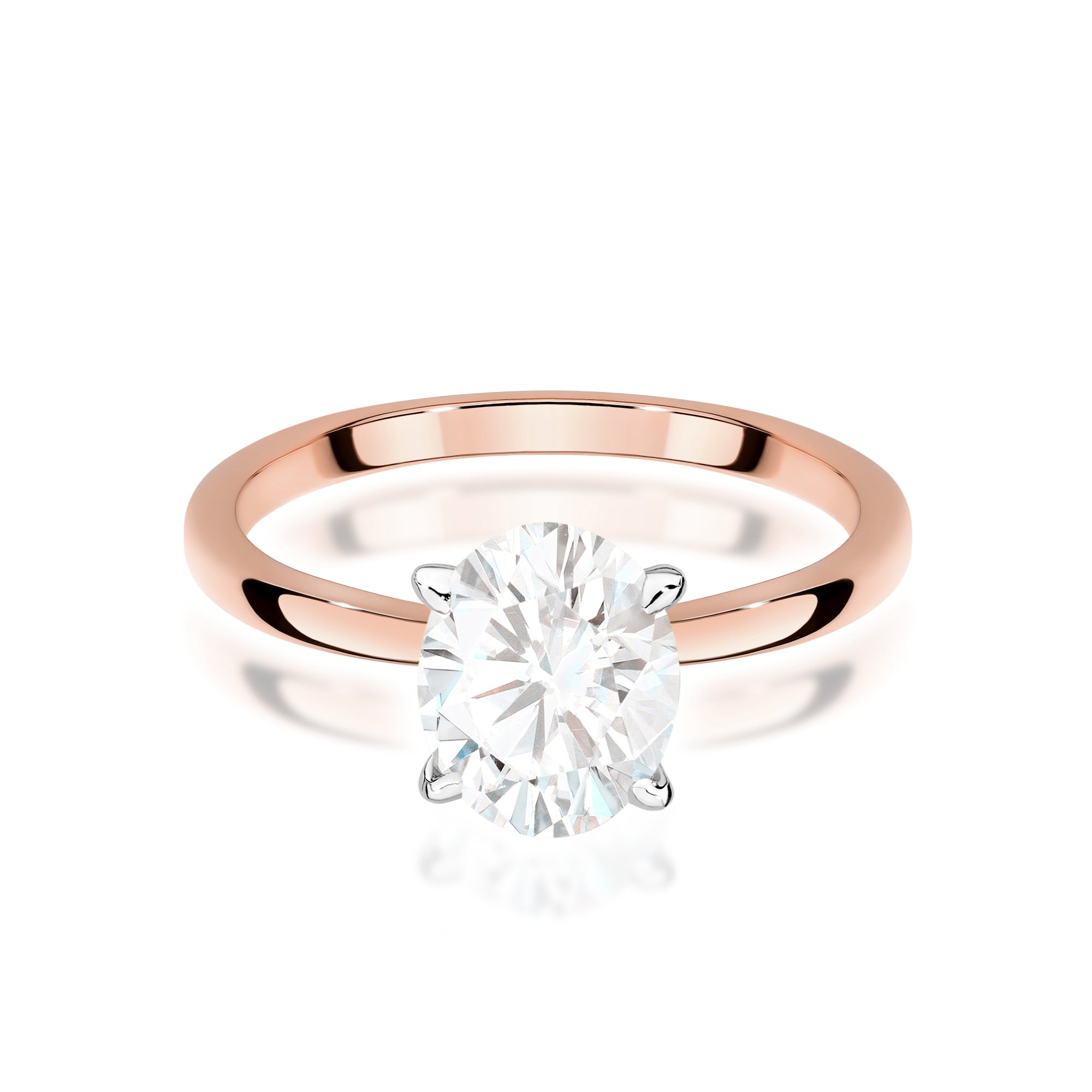 Inel Aur 14K cu Diamant de Laborator 1.00 ct