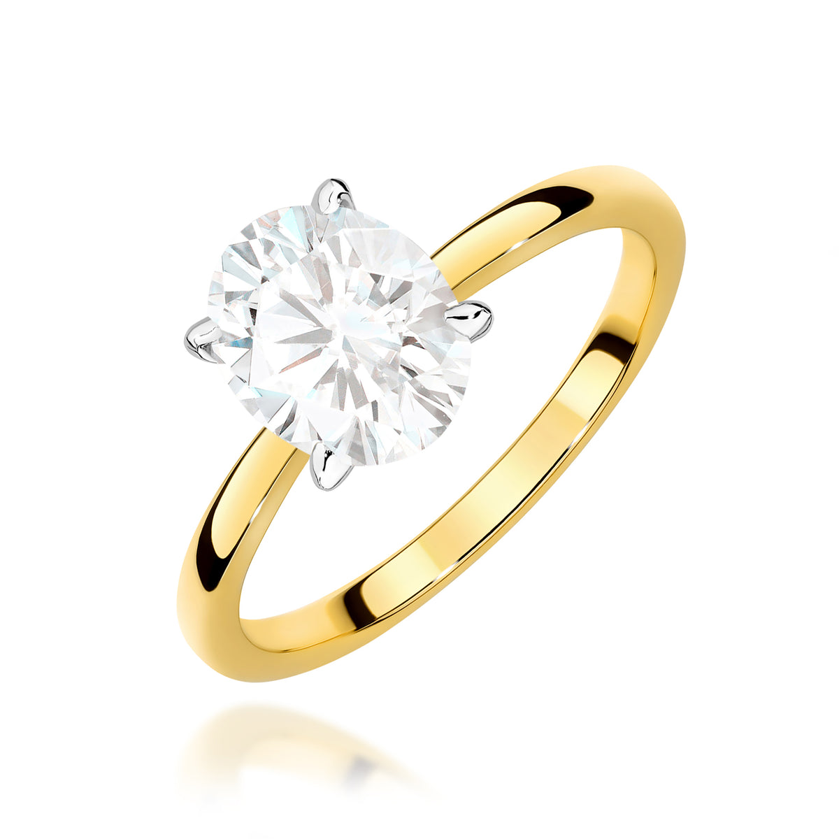 Inel Aur 14K cu Diamant Natural 1.00 ct