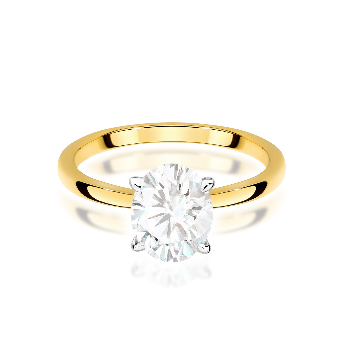 Inel Aur 14K cu Diamant Natural 1.00 ct