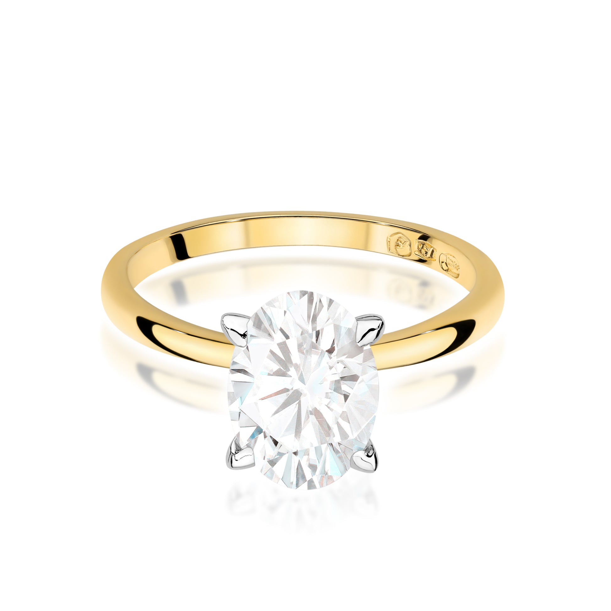 Inel Aur 14K cu Diamant de Laborator 1.50 ct