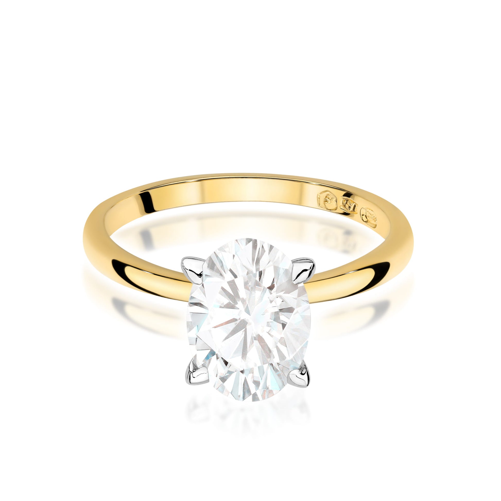 Inel Aur 9K cu Diamant de Laborator 2.00 ct