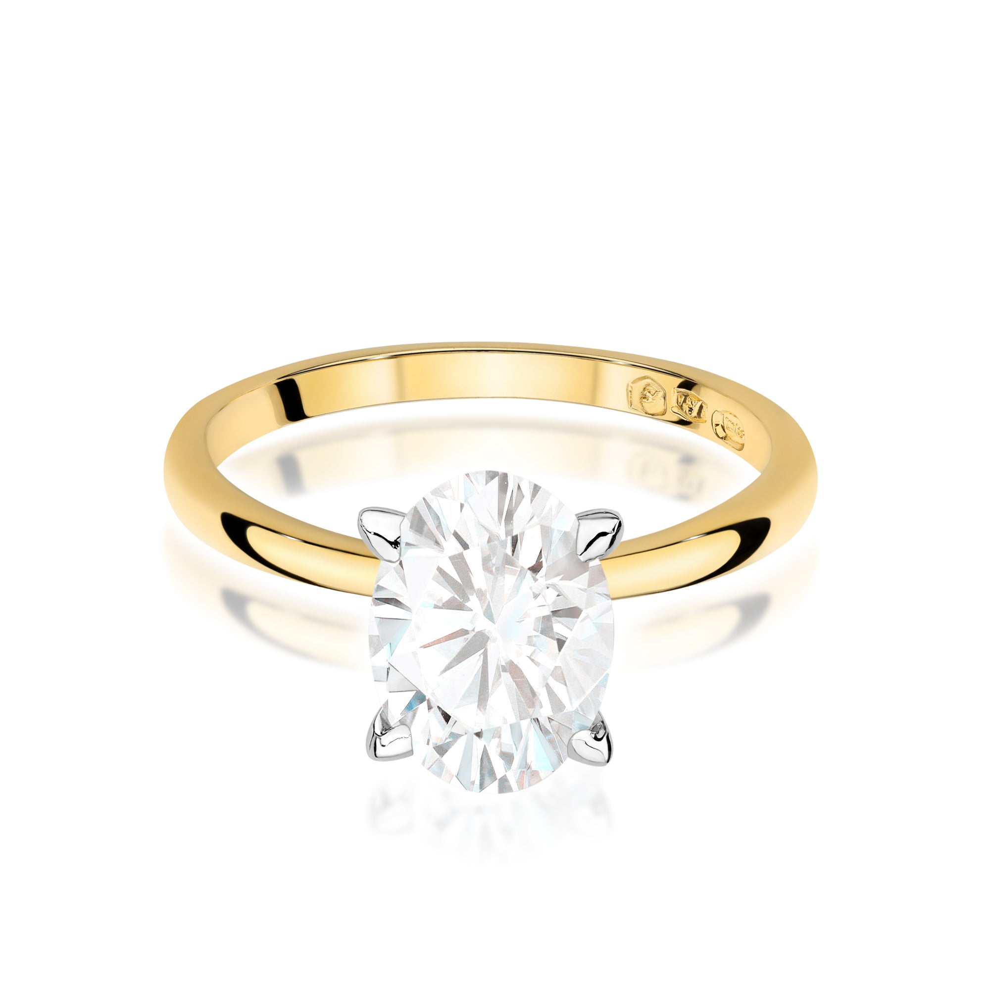 Inel Aur 9K cu Diamant de Laborator 1.50 ct