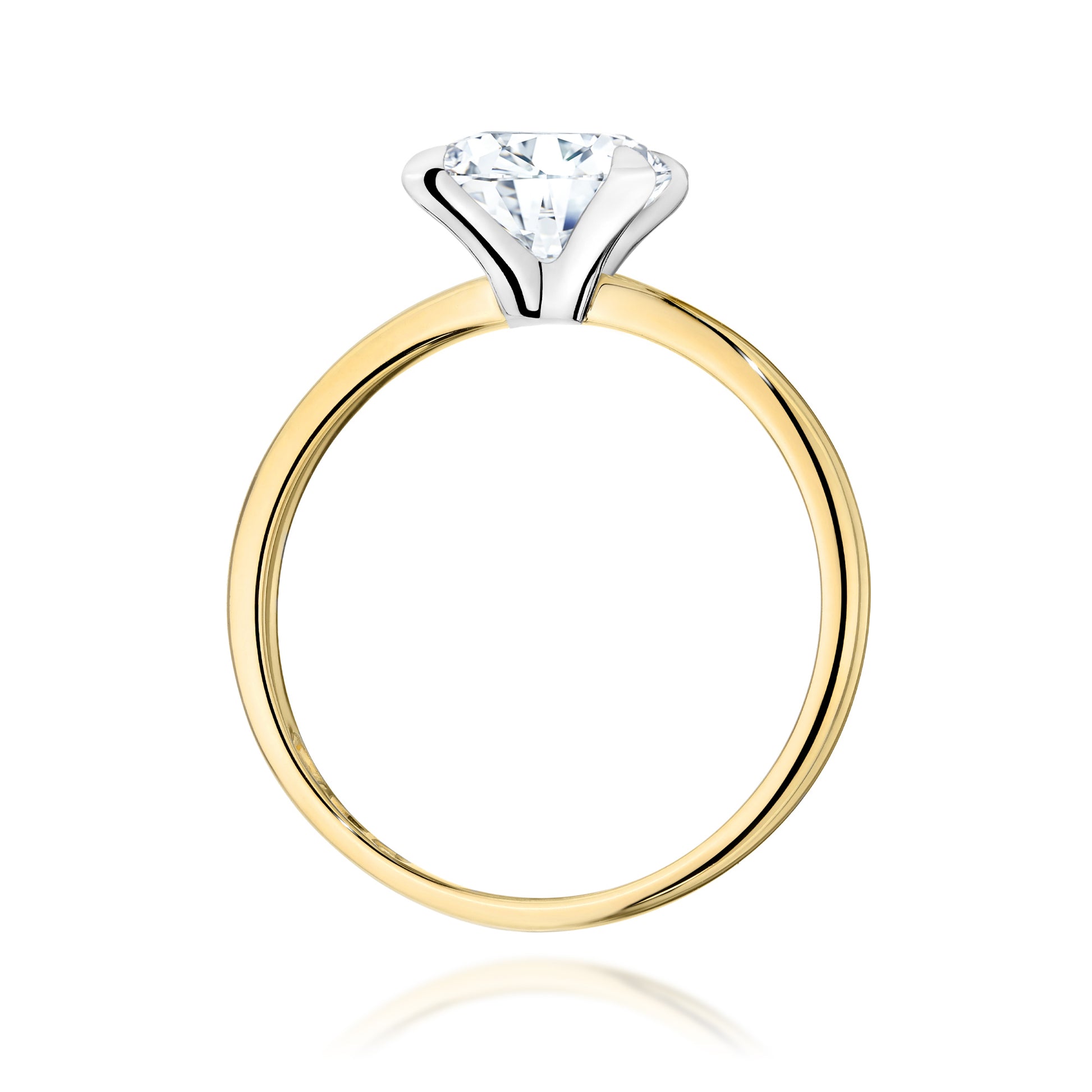 Inel Aur 9K cu Diamant de Laborator 1.50 ct