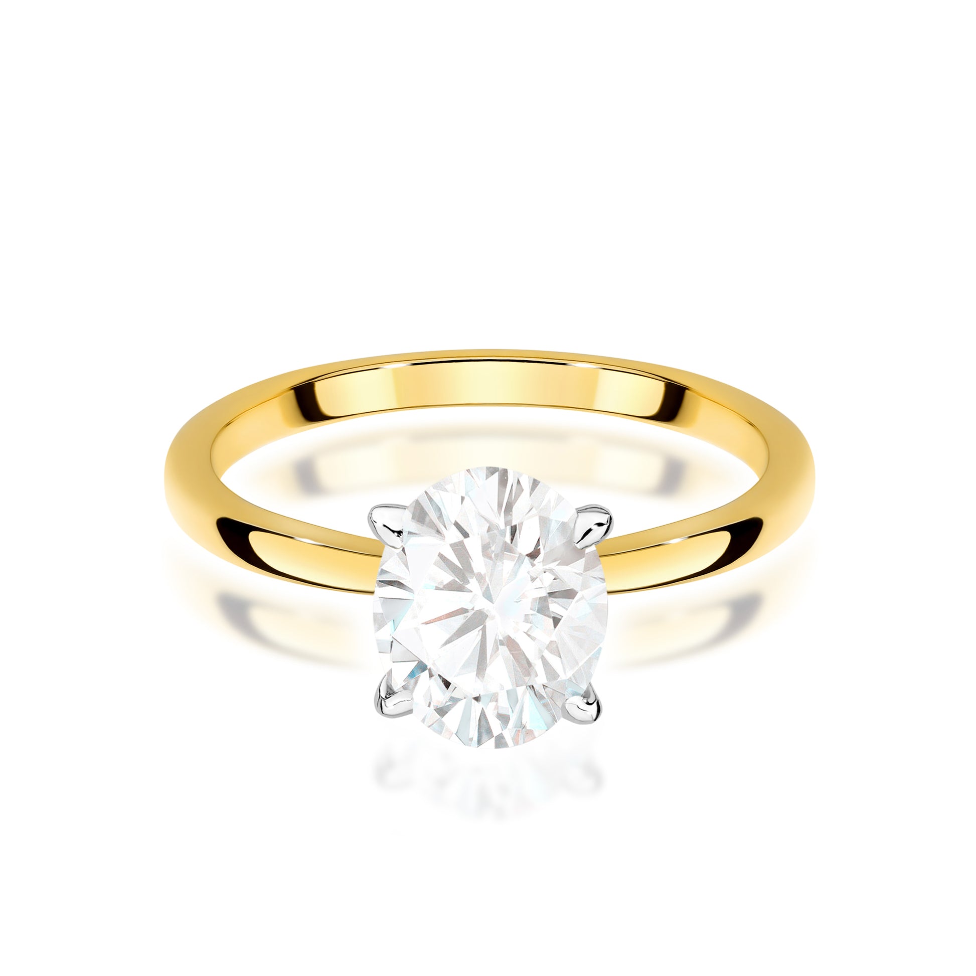 Inel Aur 9K cu Diamant de Laborator 1.00 ct