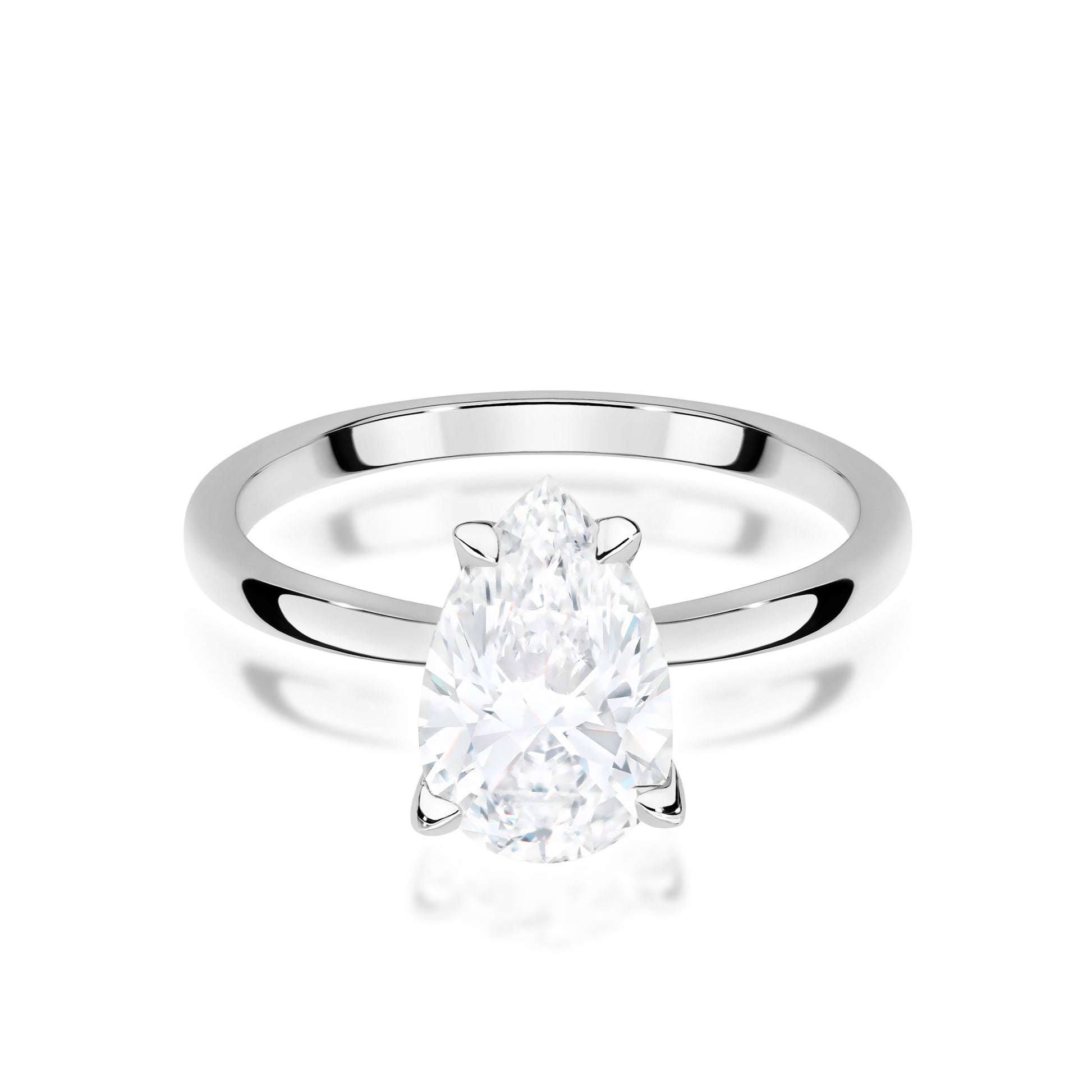 Inel Aur 14K cu Diamant de Laborator 1.50 ct