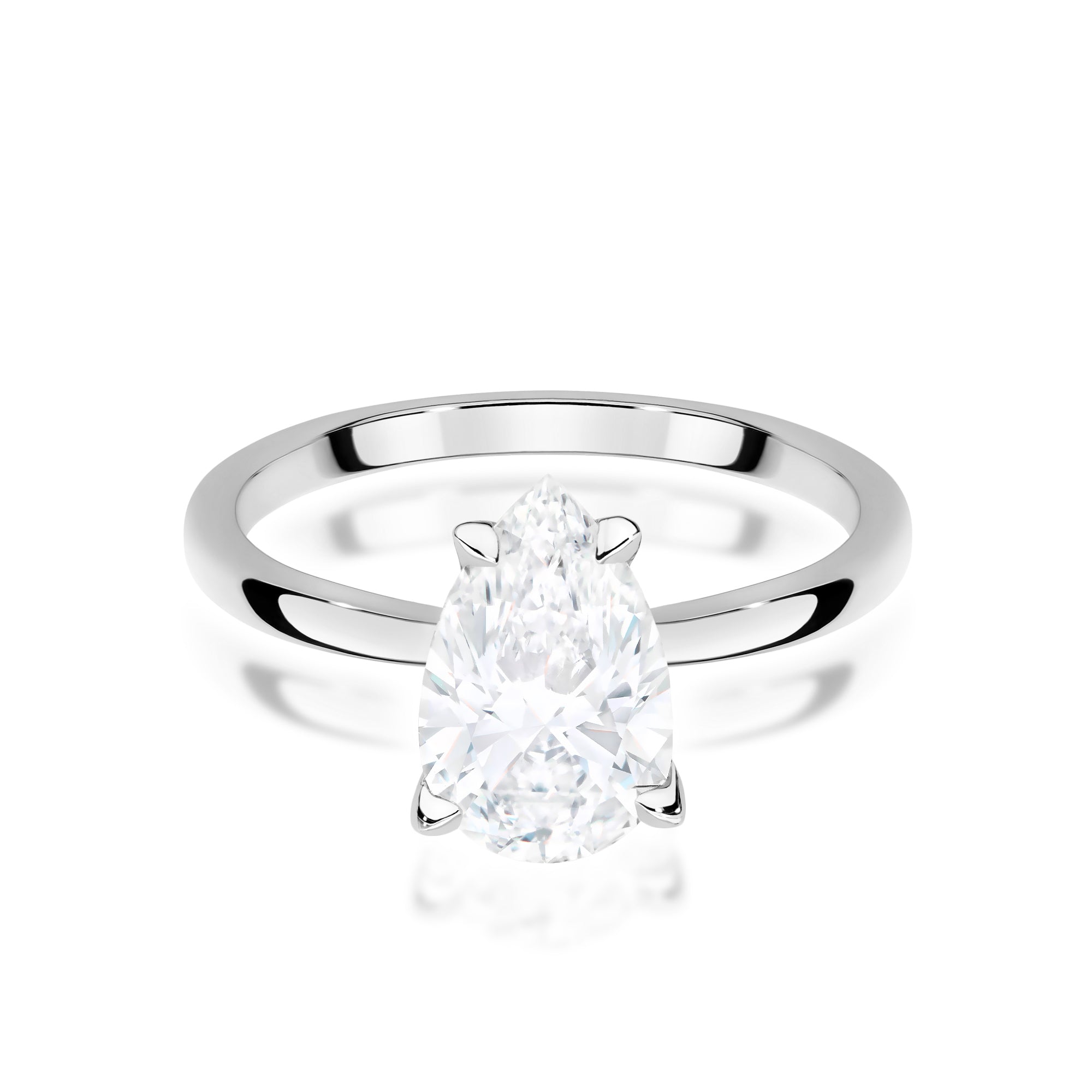 Inel Aur 14K cu Diamant de Laborator 1.50 ct