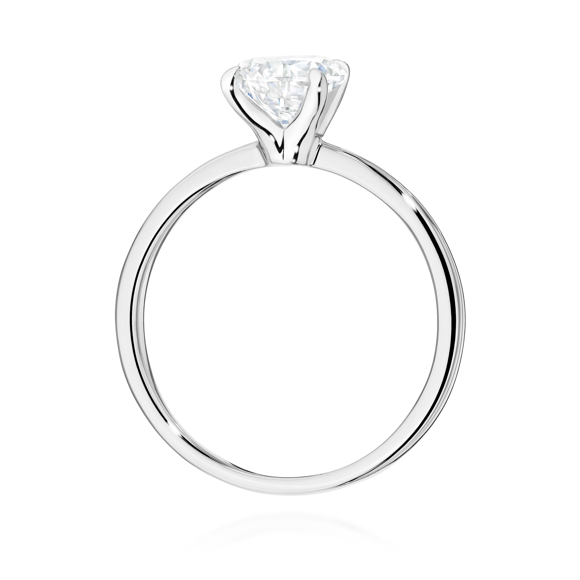 Inel Aur 14K cu Diamant de Laborator 1.50 ct