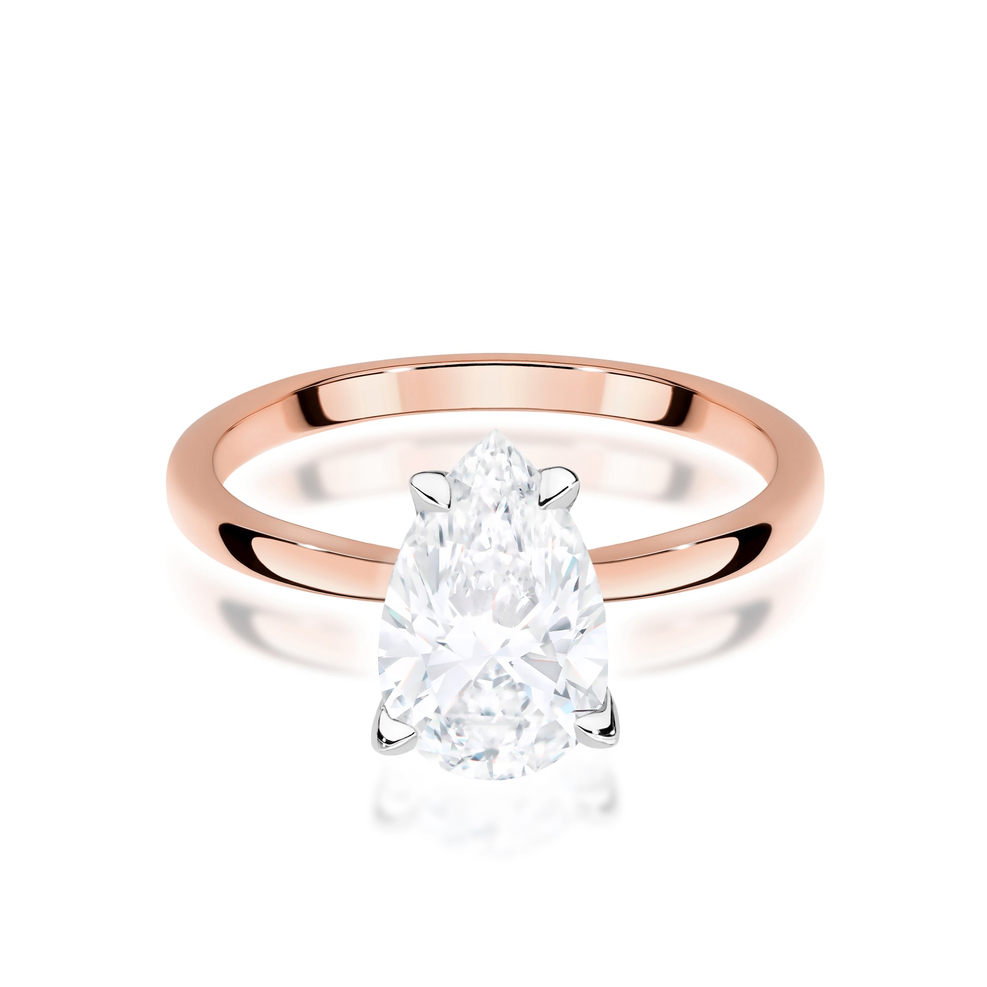 Inel Aur 14K cu Diamant de Laborator 1.50 ct