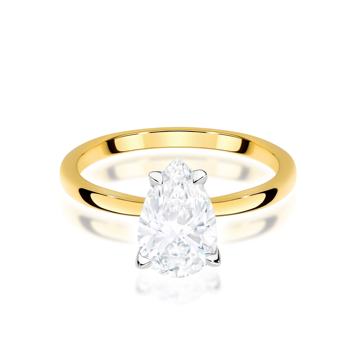 Inel Aur 14K cu Diamant Natural 1.00 ct