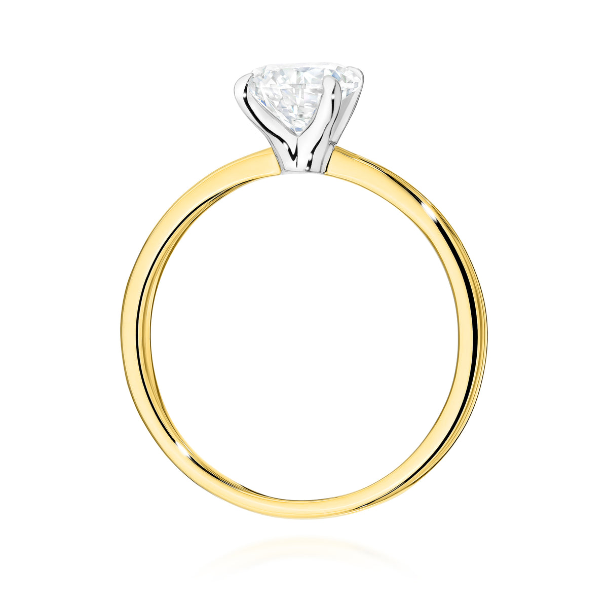 Inel Aur 14K cu Diamant Natural 1.00 ct
