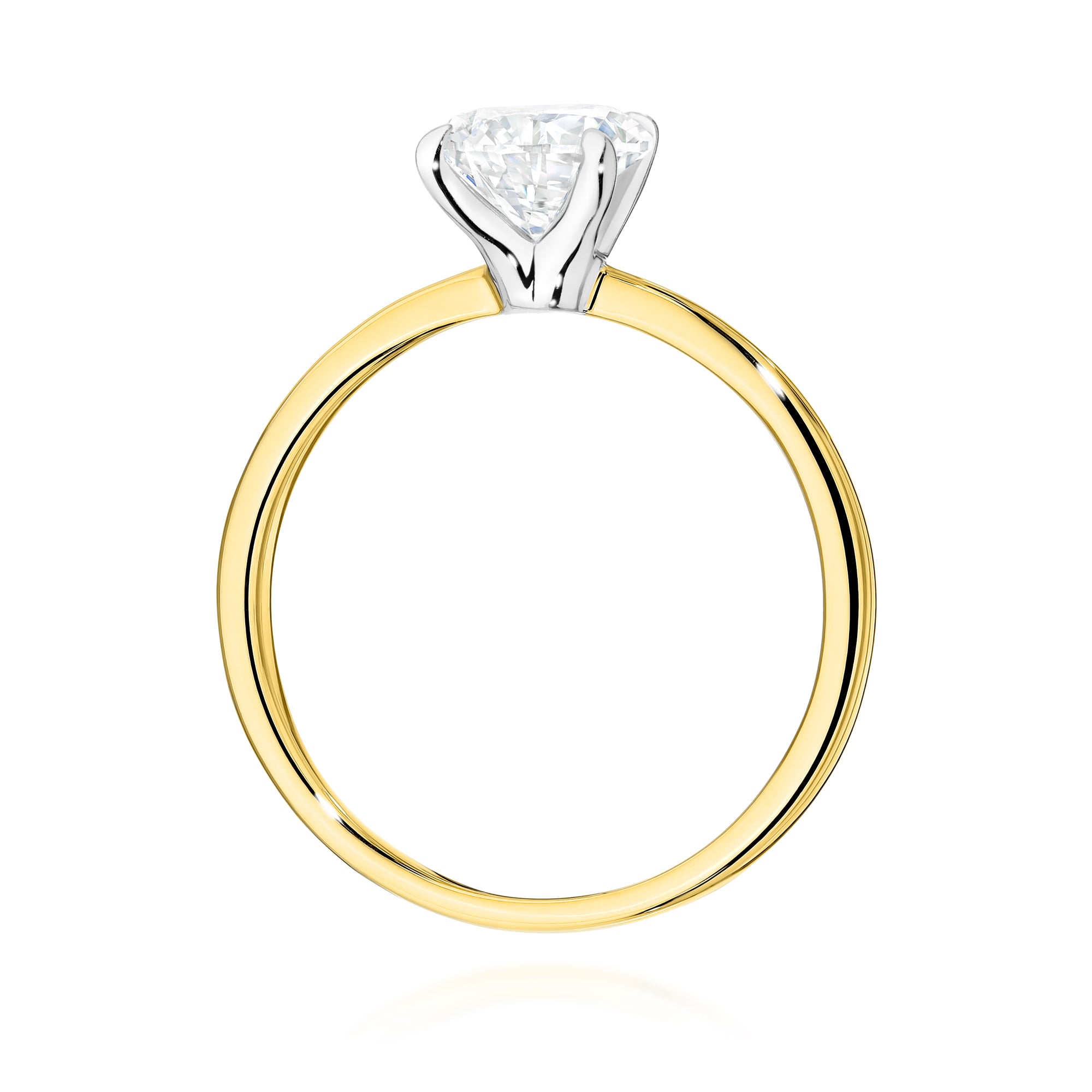 Inel Aur 9K cu Diamant de Laborator 1.50 ct
