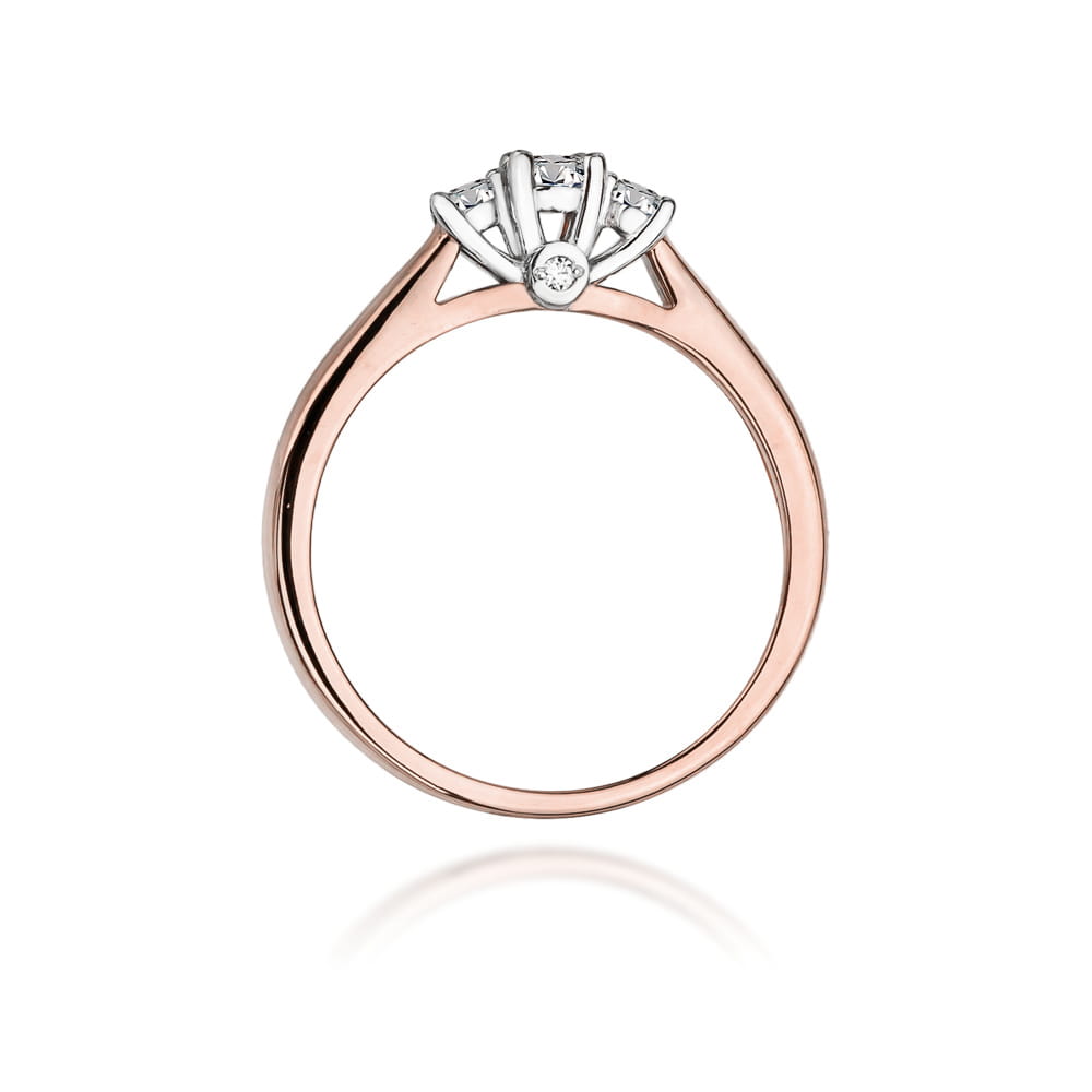 Inel Aur 14K cu Diamant 0.22 ct