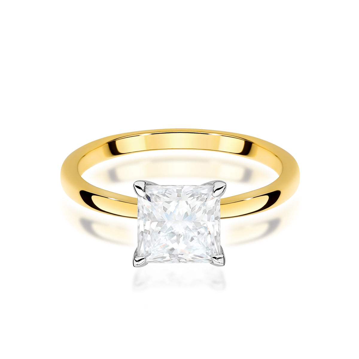 Inel Aur 14K cu Diamant Natural 1.00 ct