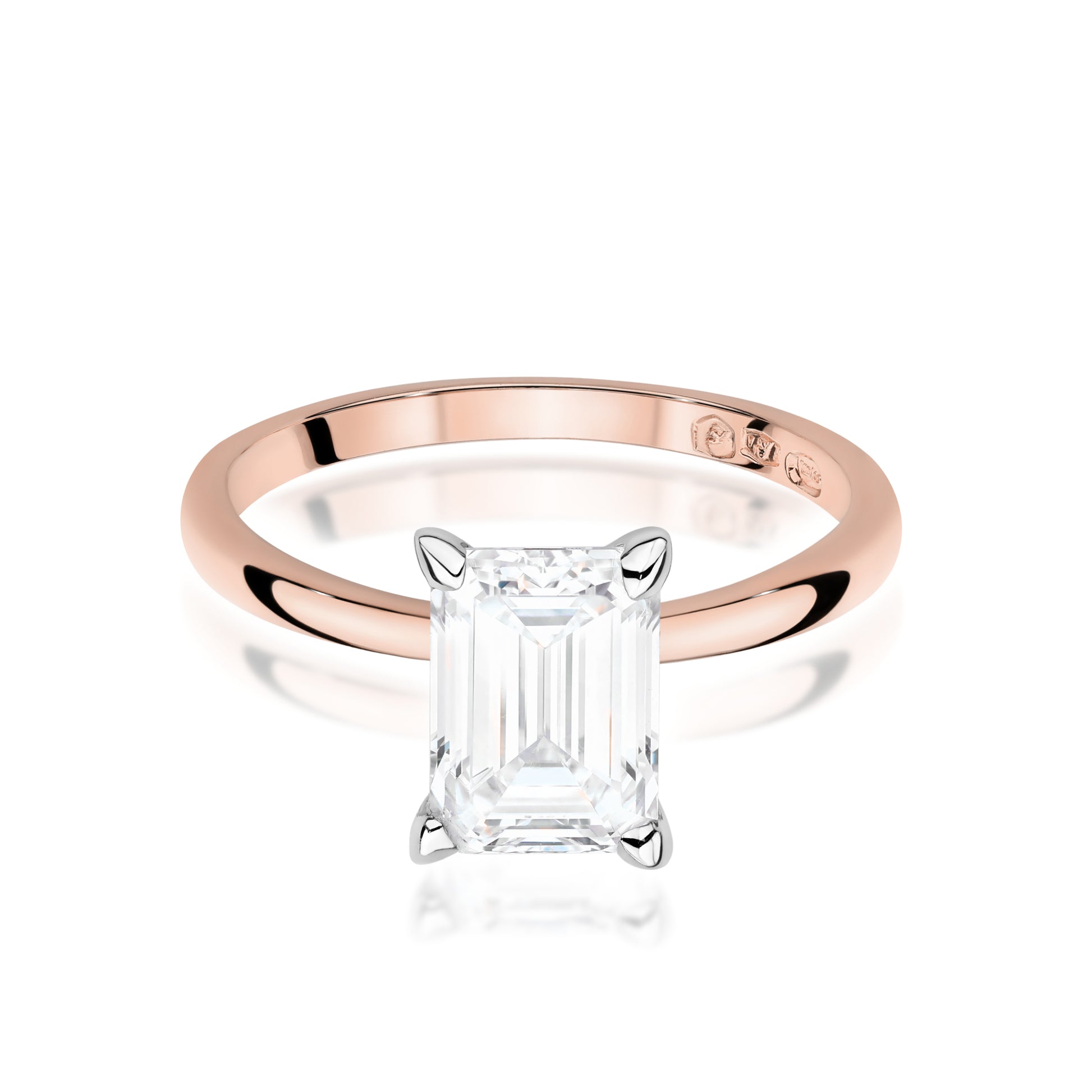 Inel Aur 9K cu Diamant de Laborator 1.50 ct