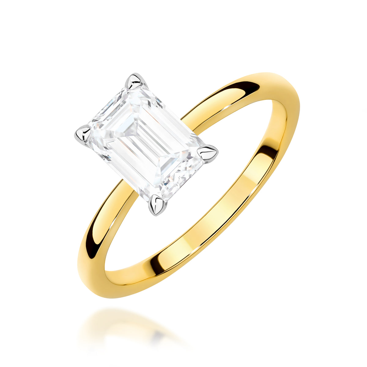 Inel Aur 14K cu Diamant Natural 1.00 ct
