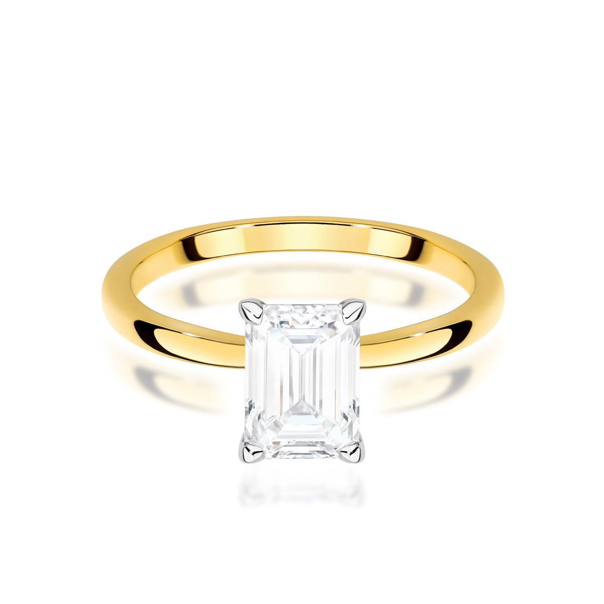 Inel Aur 14K cu Diamant Natural 1.00 ct
