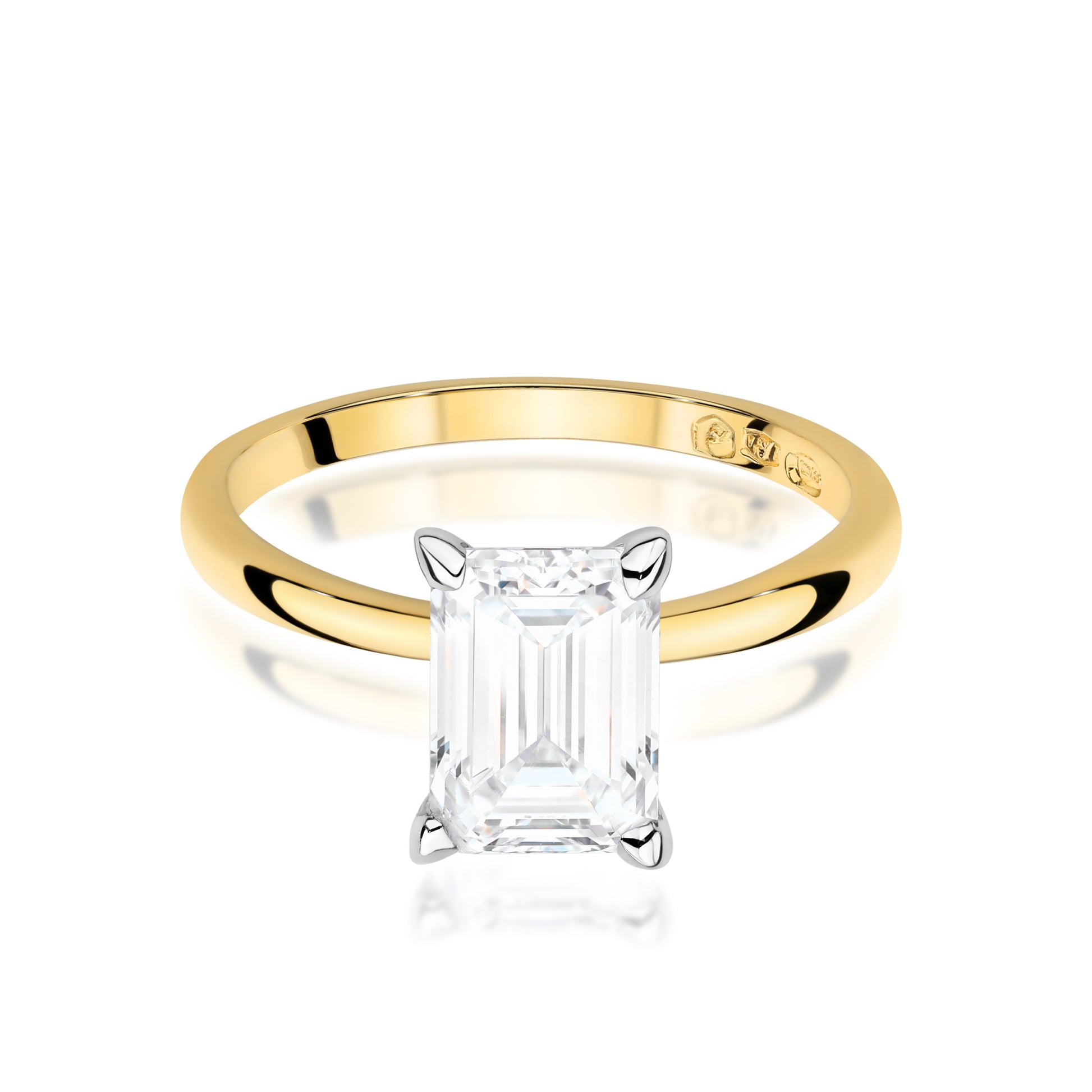Inel Aur 9K cu Diamant de Laborator 1.50 ct