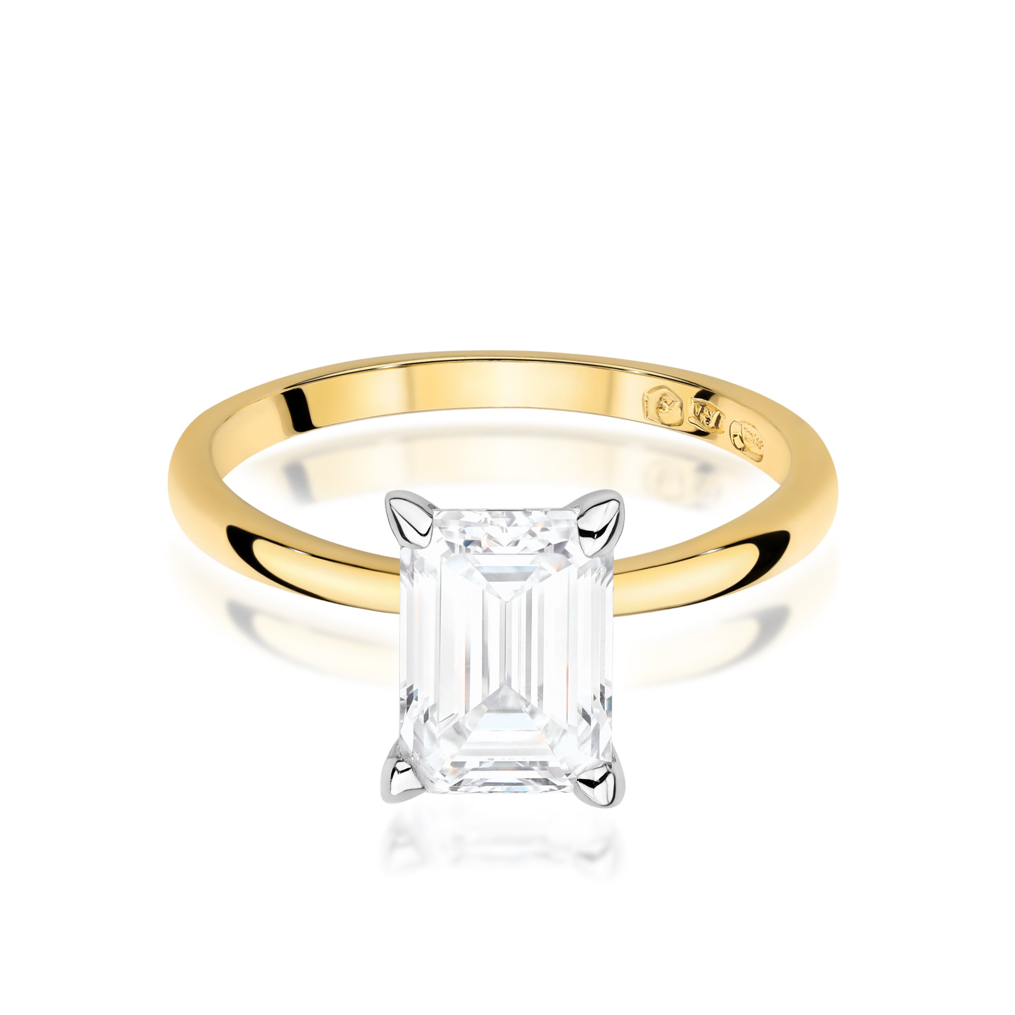 Inel Aur 9K cu Diamant de Laborator 1.50 ct