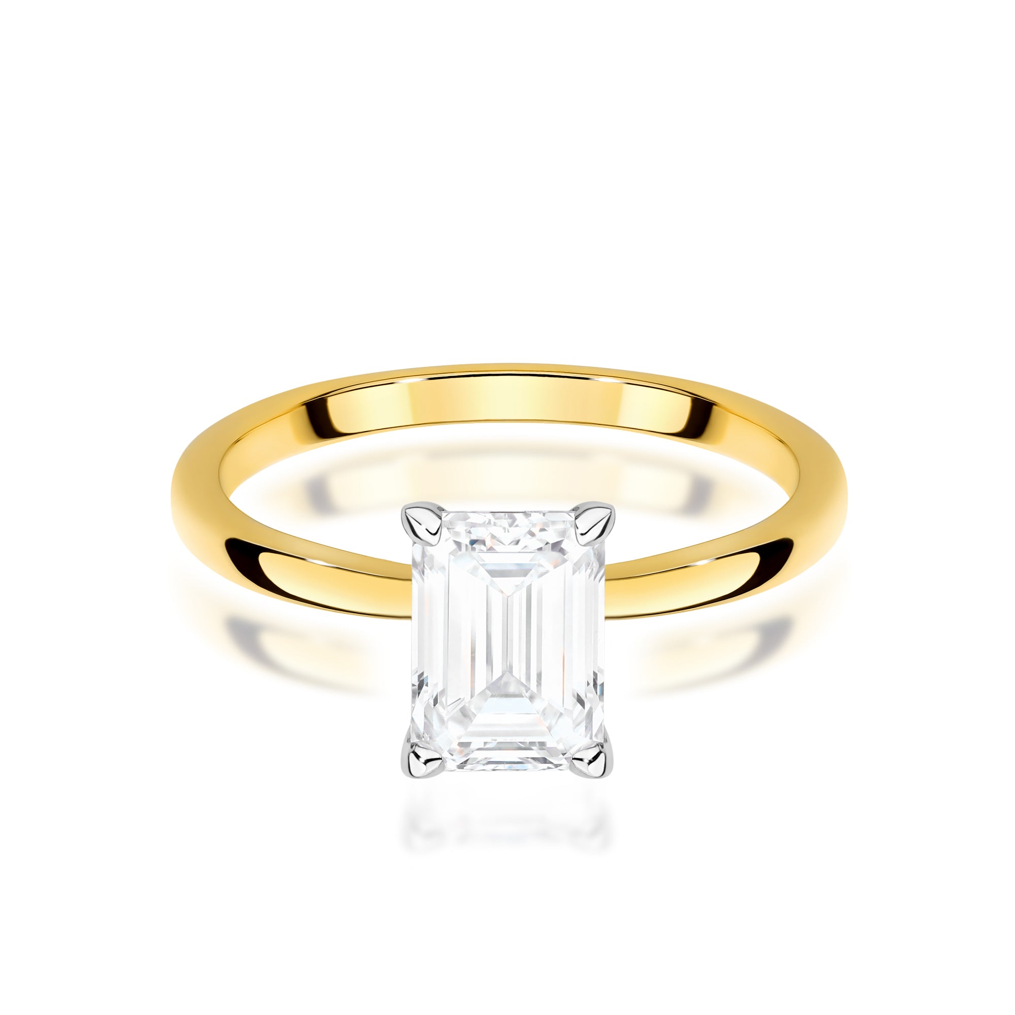 Inel Aur 9K cu Diamant de Laborator 1.00 ct