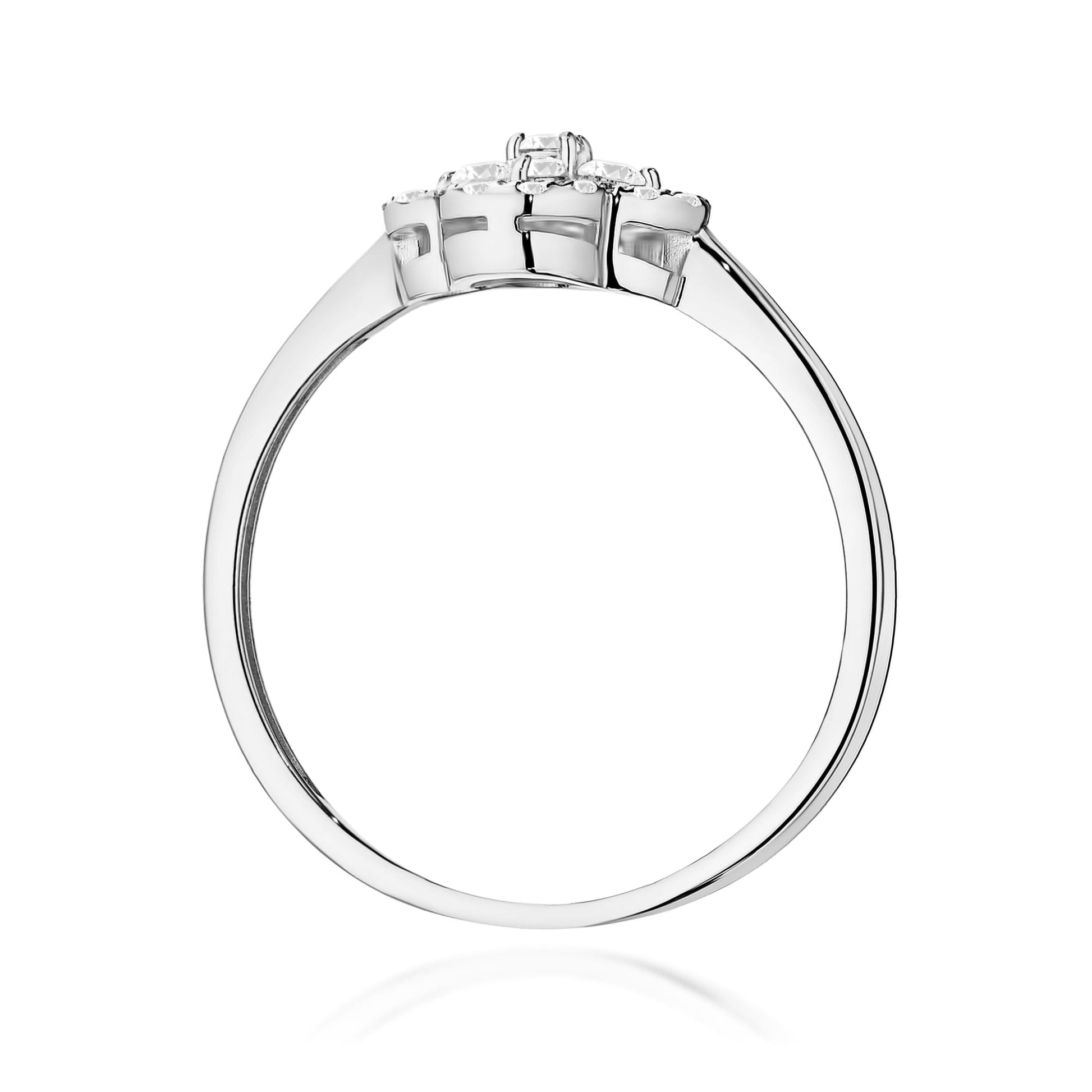 Inel Aur 9K cu Diamante Naturale 0.25 ct