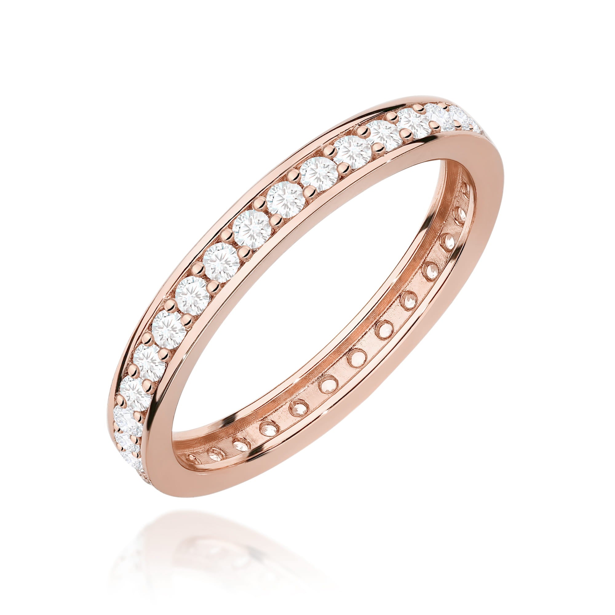 Inel Aur 14K cu Diamante Naturale 0.46 ct