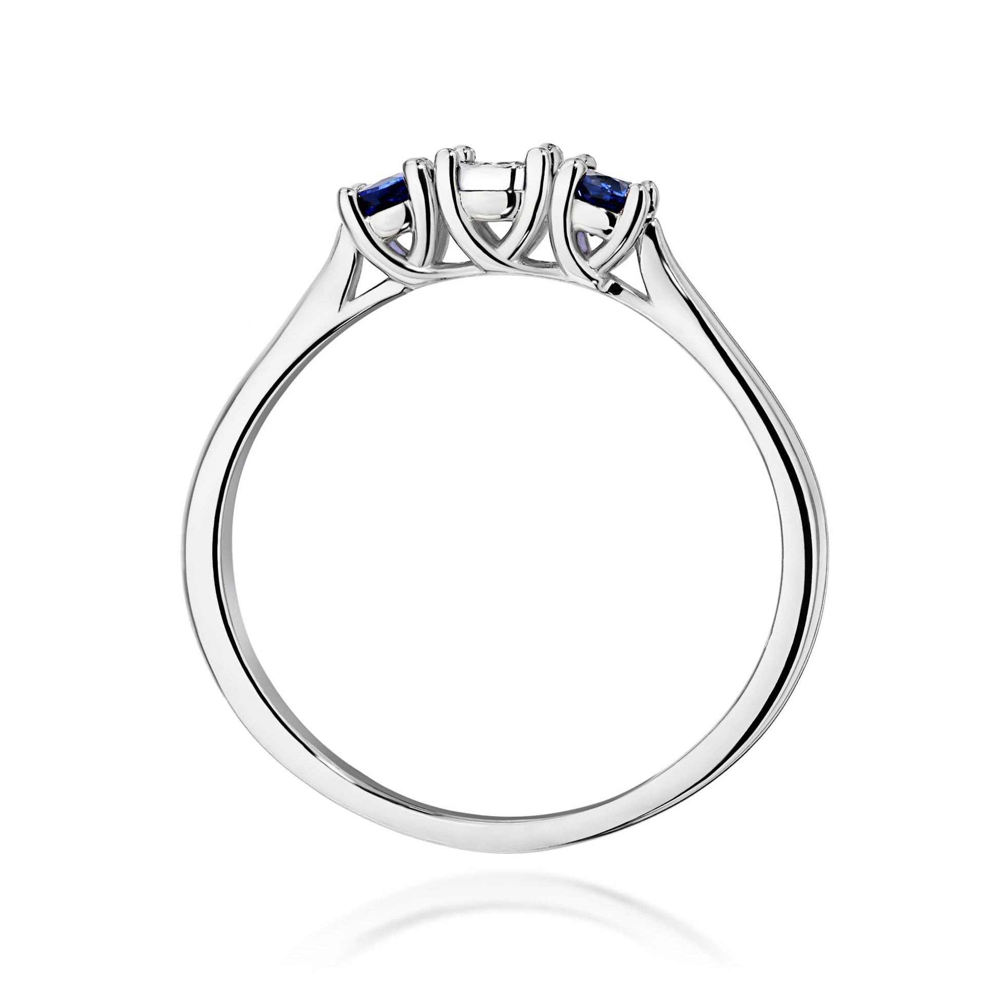 Inel Aur 9K cu Diamant Natural 0.03 ct