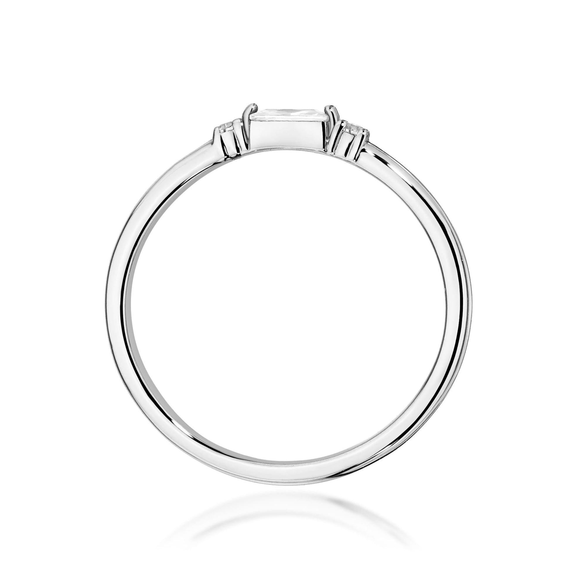 Inel Aur 14K Diamant 0,13ct Model W0714