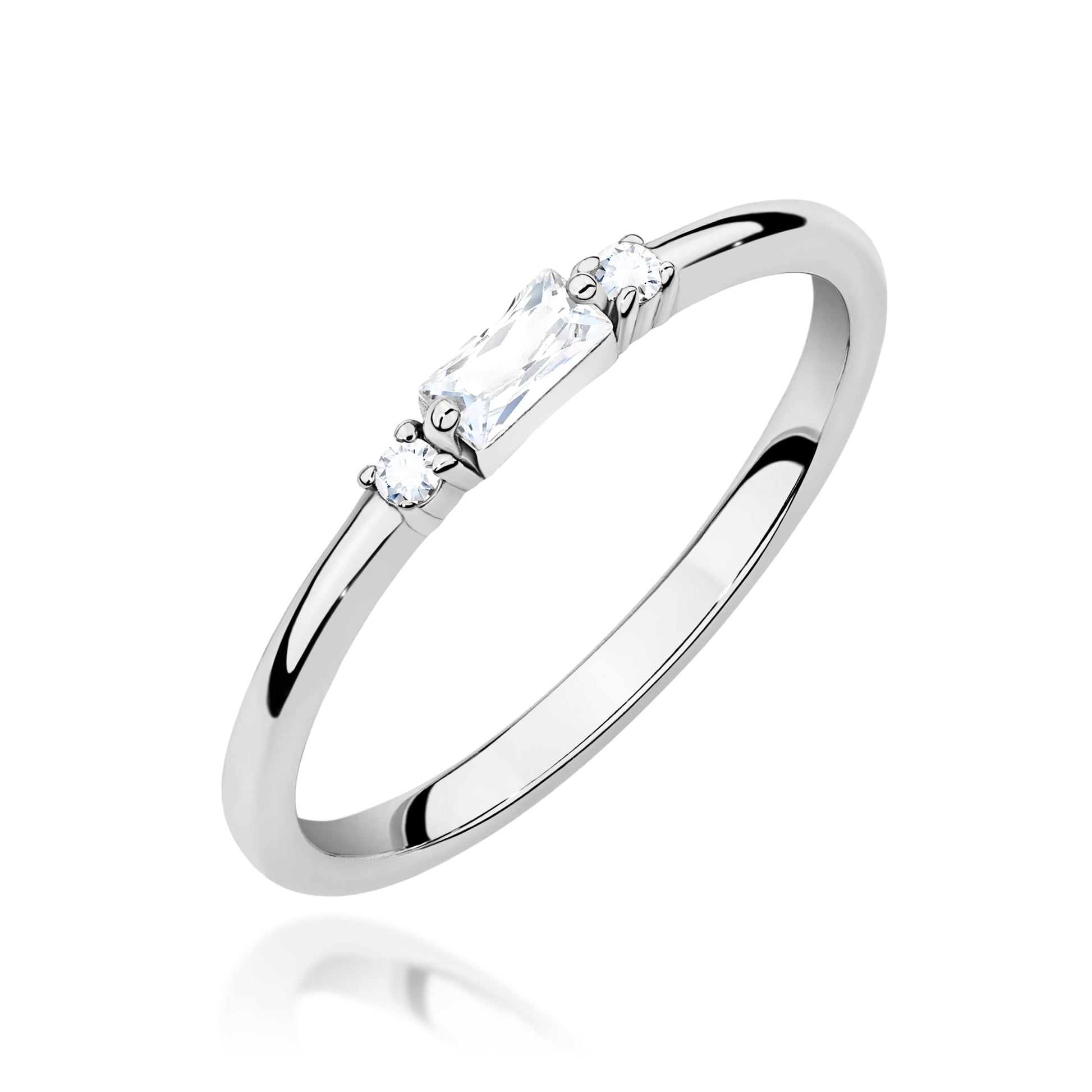Inel Aur 9K cu Diamante Naturale 0.16 ct