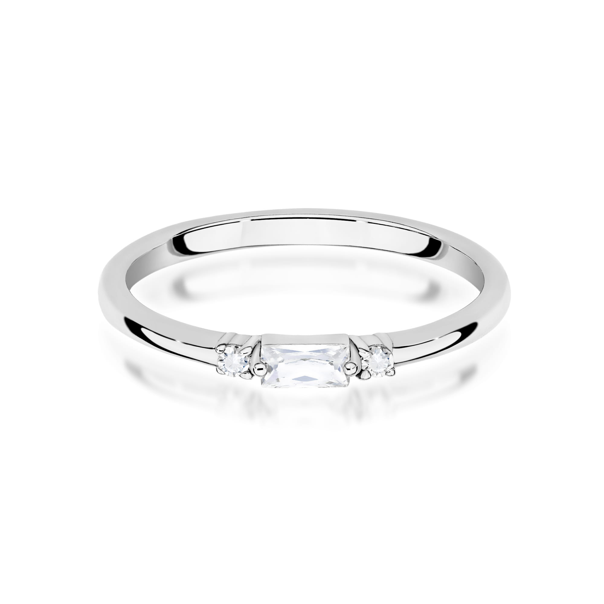 Inel Aur 9K cu Diamante Naturale 0.16 ct