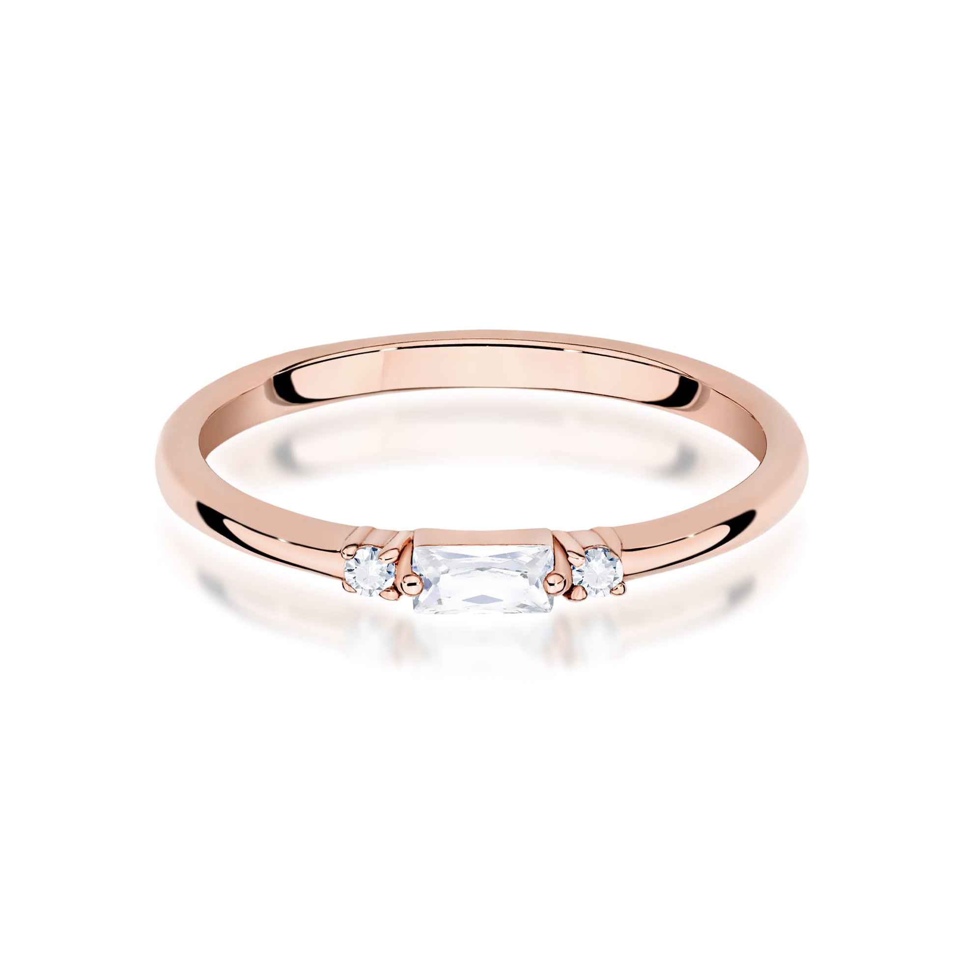 Inel Aur 14K Diamant 0,13ct Model W0714
