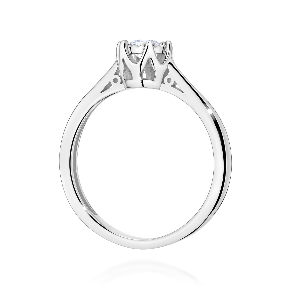 Inel Aur 9K cu Diamant Natural 0.20 ct