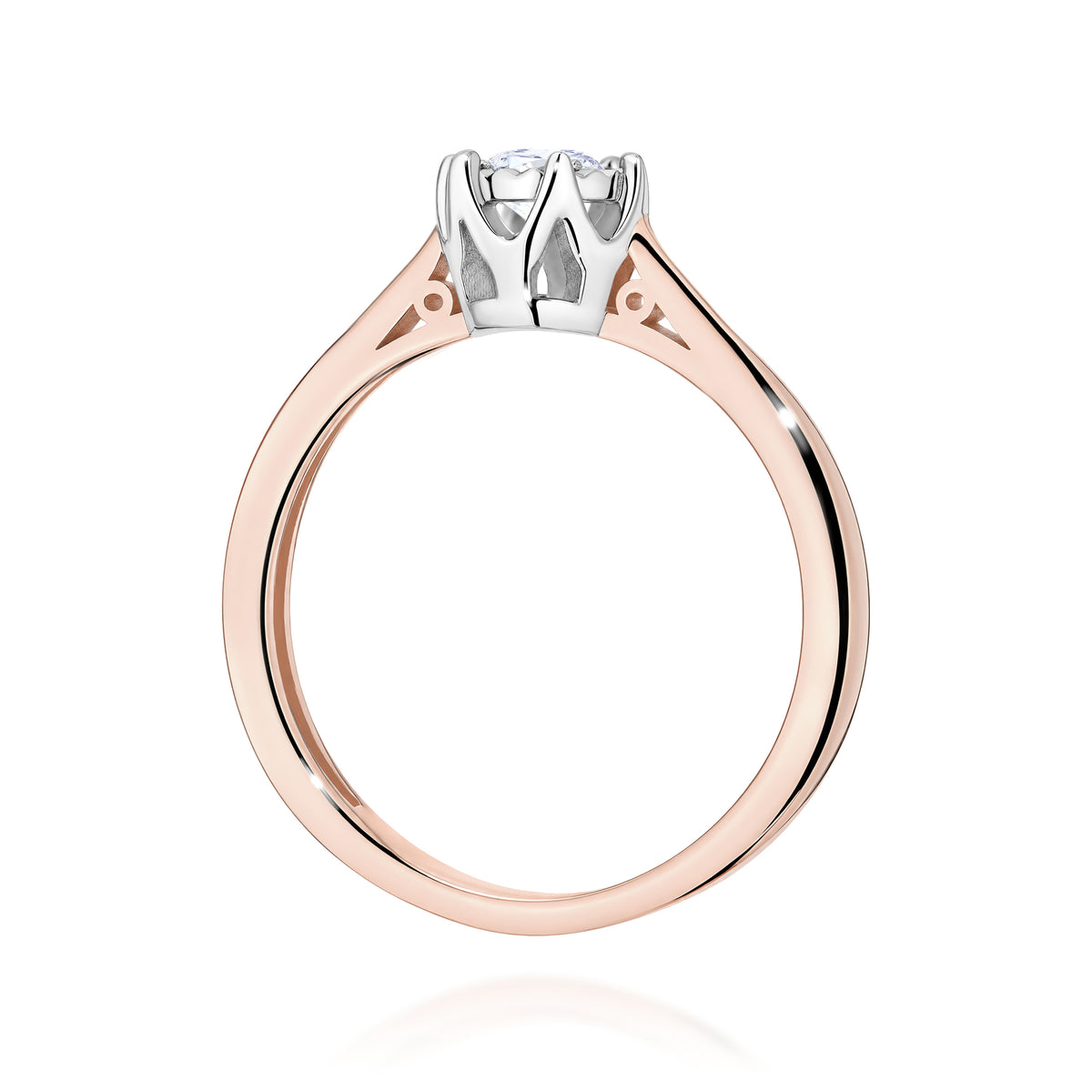 Inel Aur 14K cu Diamant Natural 0.20 ct