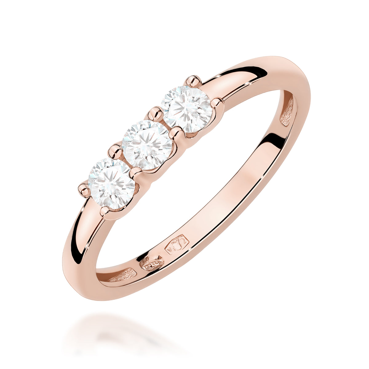 Inel Aur 14K cu Diamante Naturale 0.30 ct