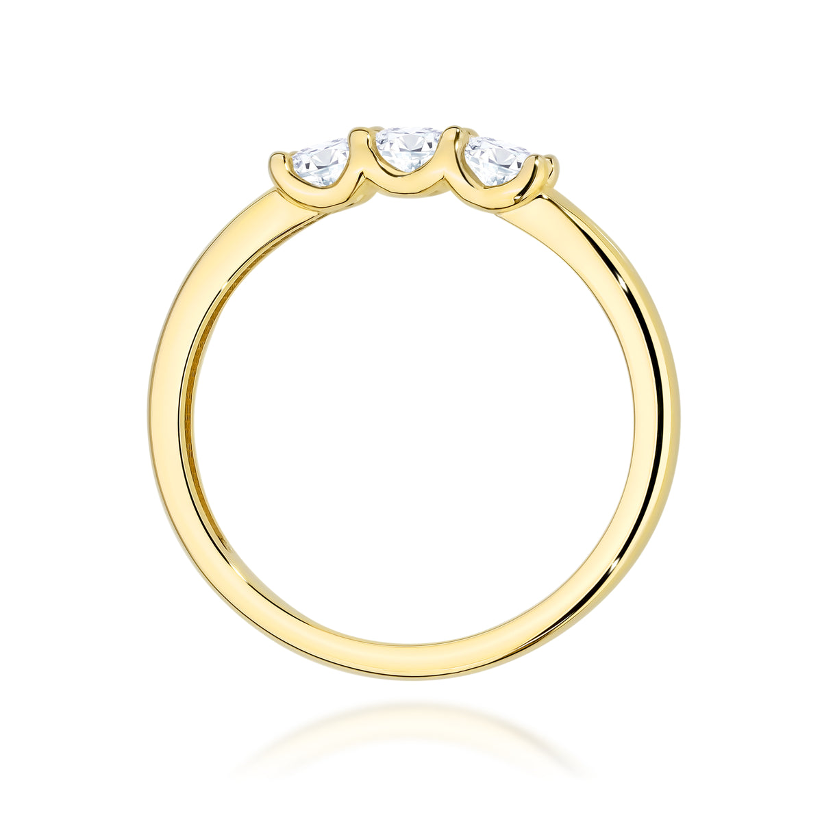 Inel Aur 14K cu Diamante Naturale 0.30 ct