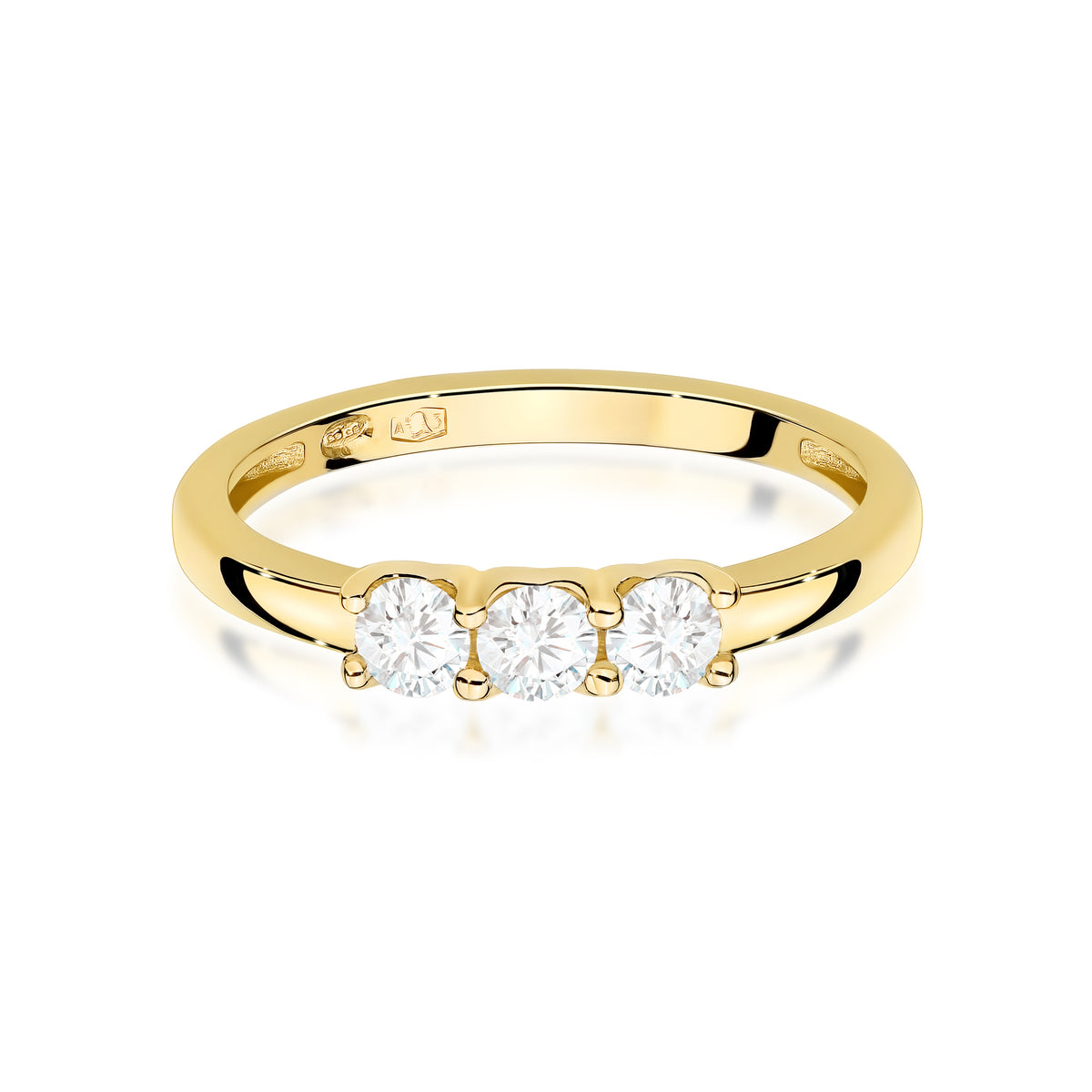 Inel Aur 14K cu Diamante de Laborator 0.30 ct