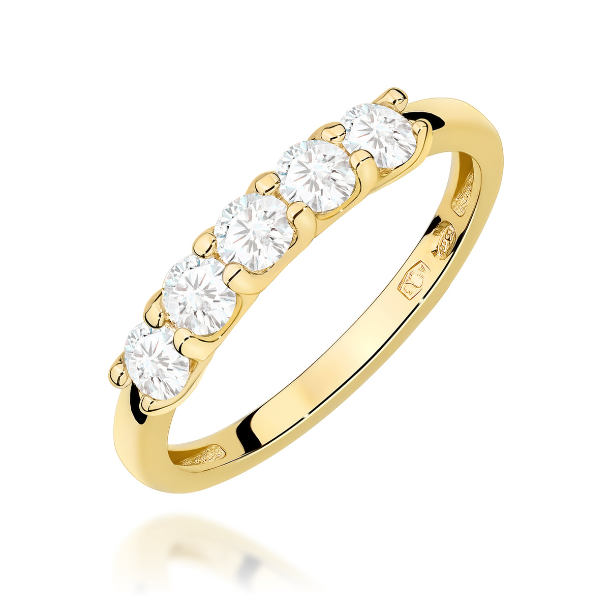 Inel Aur 14K cu Diamante Naturale 0.50 ct